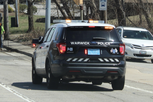 Additional photo  of Warwick Police
                    Cruiser P-29, a 2019 Ford Police Interceptor Utility                     taken by @riemergencyvehicles