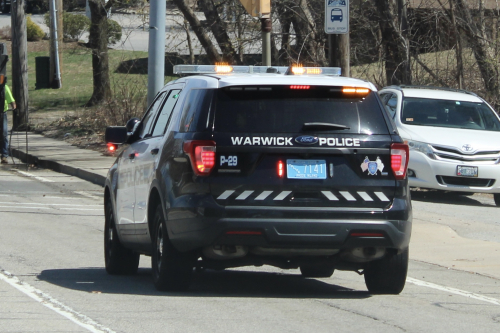 Additional photo  of Warwick Police
                    Cruiser P-29, a 2019 Ford Police Interceptor Utility                     taken by Kieran Egan