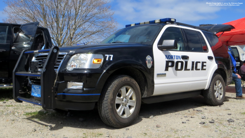 Additional photo  of Norton Police
                    Cruiser 77, a 2008 Ford Explorer                     taken by Kieran Egan