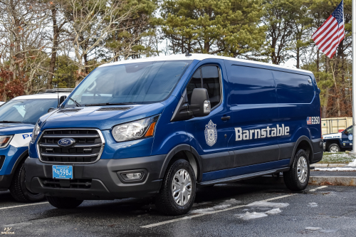 Additional photo  of Barnstable Police
                    E-260, a 2020 Ford Transit                     taken by Kieran Egan