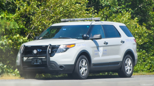 Additional photo  of Rhode Island State Police
                    Cruiser 100, a 2013-2015 Ford Police Interceptor Utility                     taken by Nate Hall