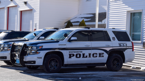 Additional photo  of Westminster Police
                    Cruiser 7606, a 2019 Chevrolet Tahoe                     taken by Nicholas You