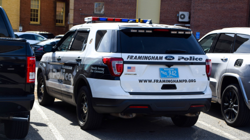 Additional photo  of Framingham Police
                    Cruiser 942, a 2016-2019 Ford Police Interceptor Utility                     taken by Kieran Egan