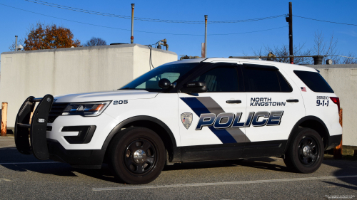 Additional photo  of North Kingstown Police
                    Cruiser 205, a 2017 Ford Police Interceptor Utility                     taken by Kieran Egan