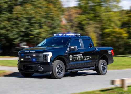 Additional photo  of Barrington Police
                    Patrol Car 6, a 2023 Ford F-150 Lightning                     taken by Kieran Egan