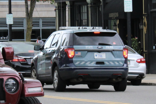 Additional photo  of Massachusetts State Police
                    Cruiser 786, a 2016 Ford Police Interceptor Utility                     taken by Kieran Egan
