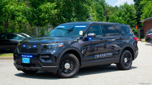 Additional photo  of Cranston Police
                    Cruiser 230, a 2020 Ford Police Interceptor Utility                     taken by @riemergencyvehicles