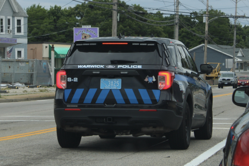 Additional photo  of Warwick Police
                    Cruiser S-2, a 2021 Ford Police Interceptor Utility                     taken by @riemergencyvehicles