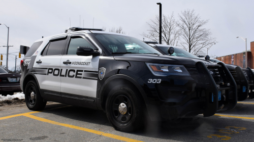 Additional photo  of Woonsocket Police
                    Cruiser 303, a 2016-2018 Ford Police Interceptor Utility                     taken by Jamian Malo
