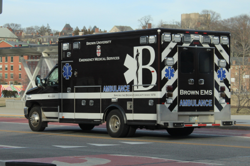 Additional photo  of Brown EMS
                    Ambulance, a 2015 Ford E-450                     taken by Kieran Egan