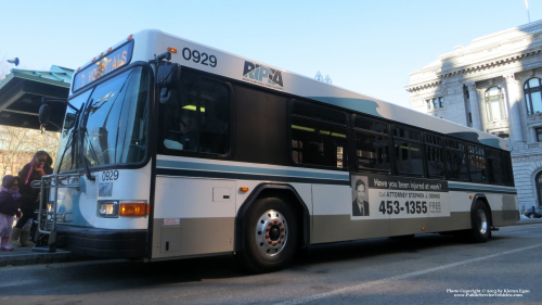 Additional photo  of Rhode Island Public Transit Authority
                    Bus 0929, a 2009 Gillig Low Floor                     taken by Kieran Egan