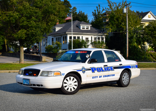 Additional photo  of Cranston Police
                    Cruiser 157, a 2009-2011 Ford Crown Victoria Police Interceptor                     taken by Kieran Egan