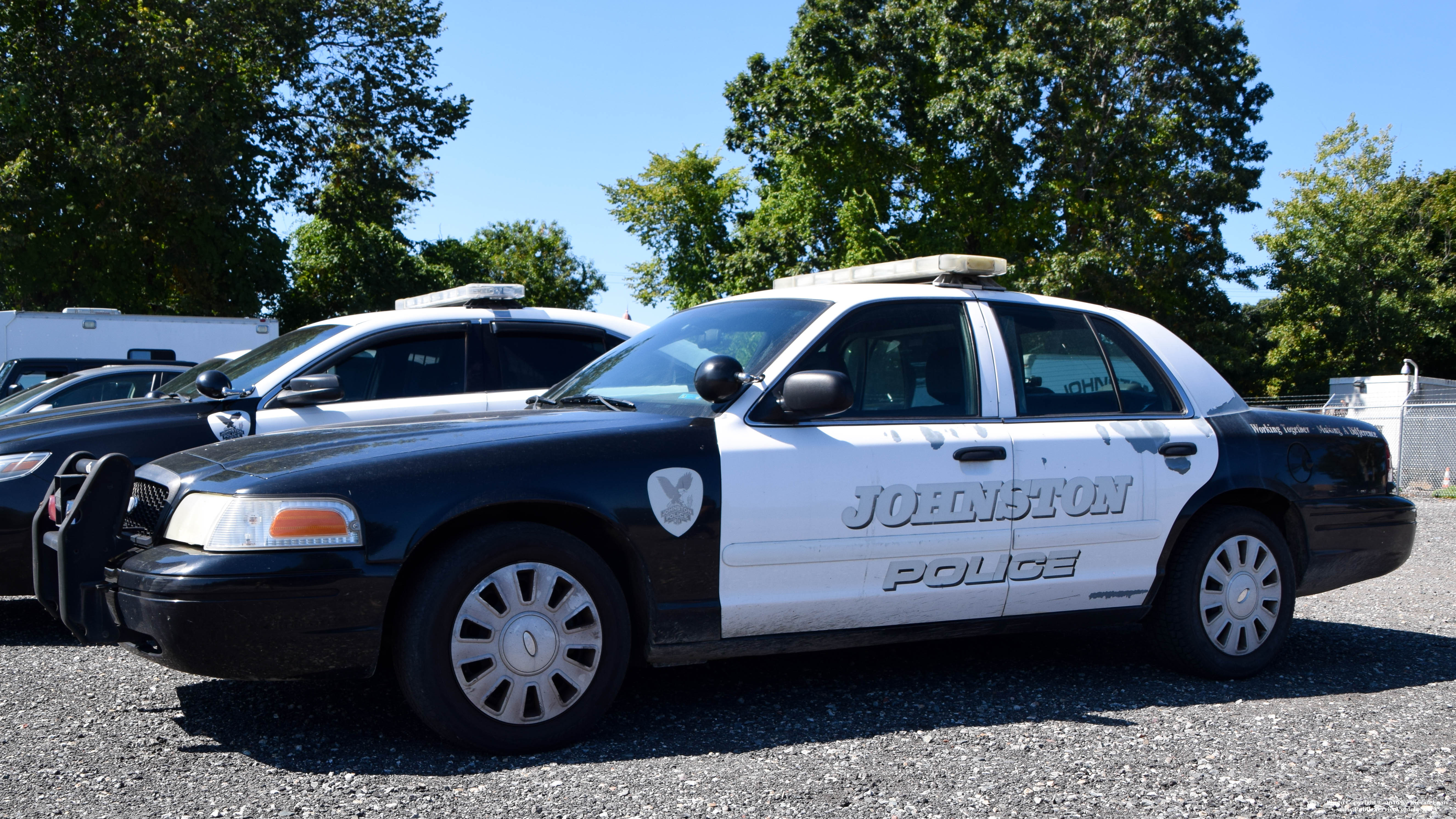 A photo  of Johnston Police
            Cruiser 539, a 2008 Ford Crown Victoria Police Interceptor             taken by Kieran Egan
