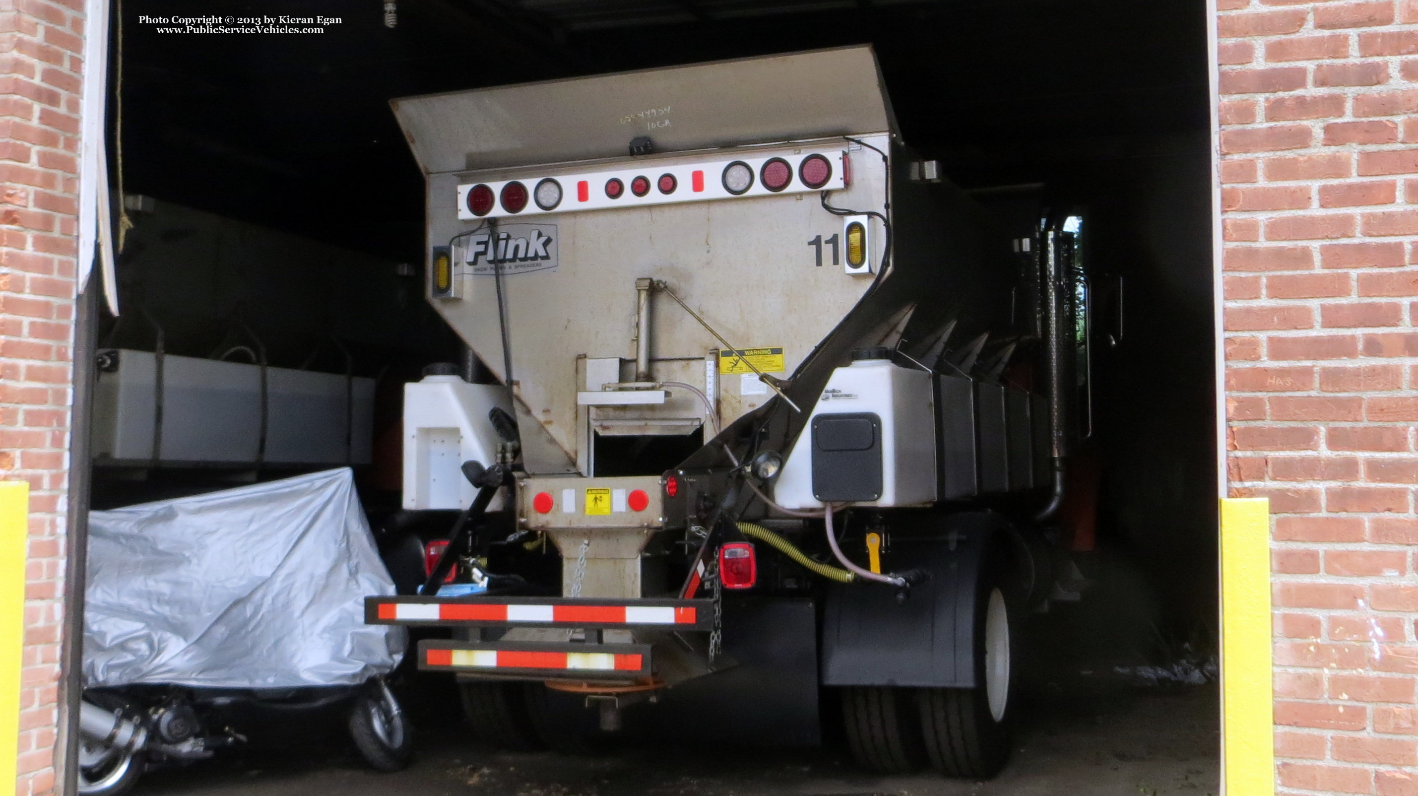 A photo  of Norwood Public Works
            Truck 11, a 2000-2012 Peterbuilt             taken by Kieran Egan