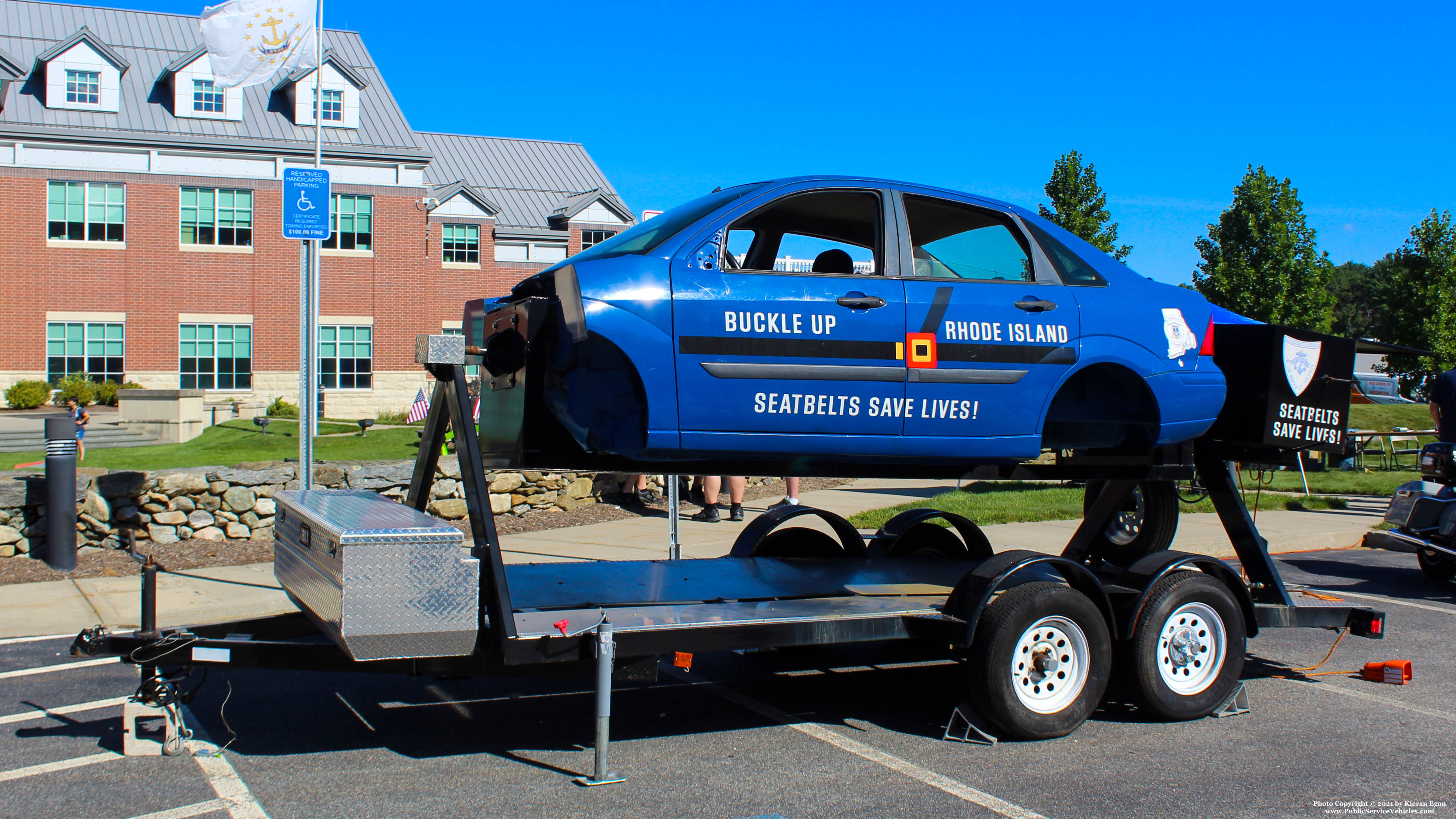 A photo  of Rhode Island State Police
            Trailer 315, a 2010-2020 Trailer             taken by Kieran Egan