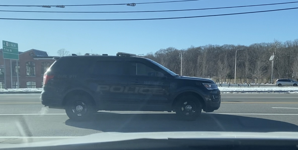 A photo  of Warwick Police
            Cruiser P-10, a 2019 Ford Police Interceptor Utility             taken by @riemergencyvehicles