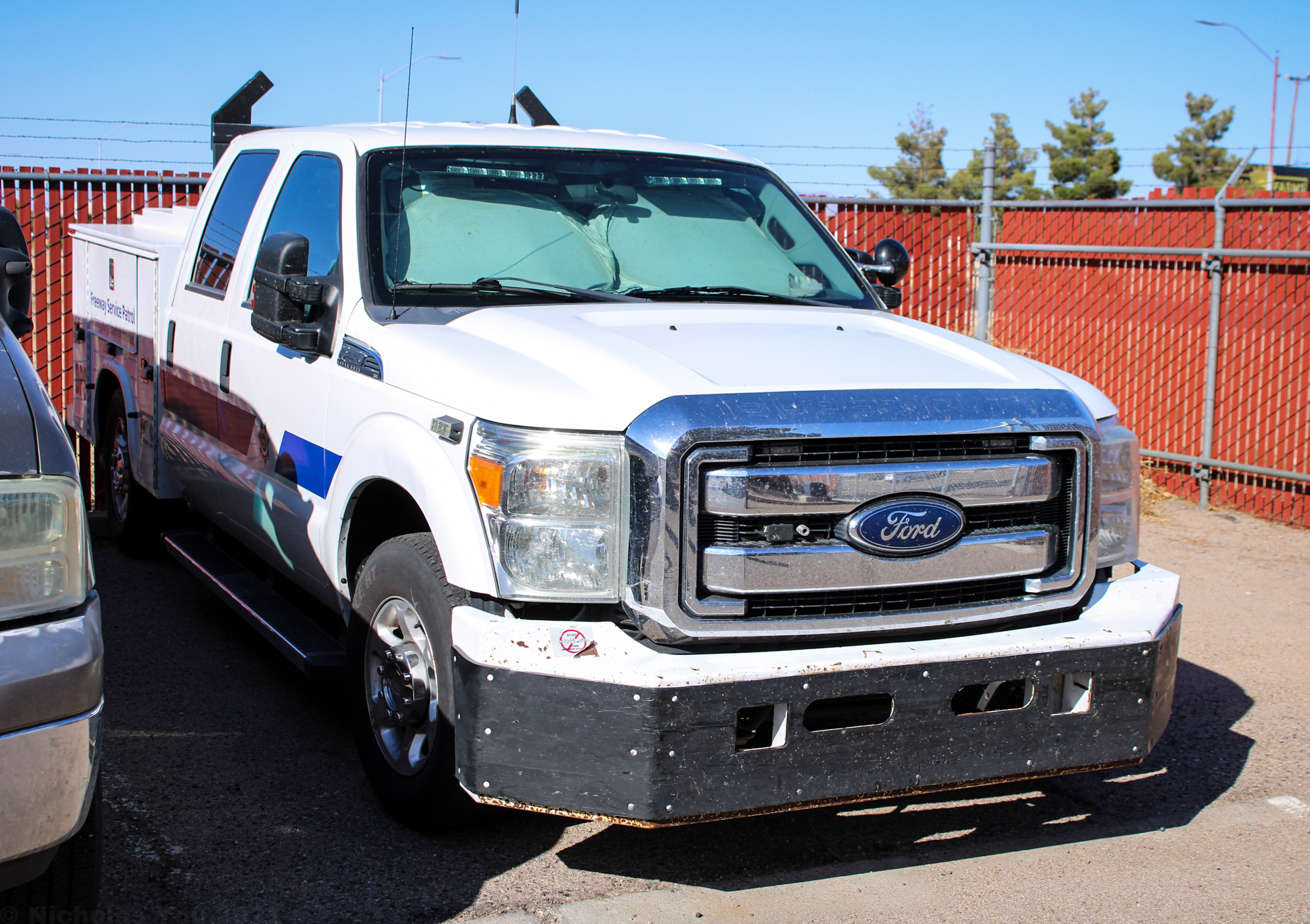 A photo  of Arizona Department of Public Safety
            Fleet Services Patrol Unit, a 2011-2016 Ford F-250 Crew Cab             taken by Nicholas You