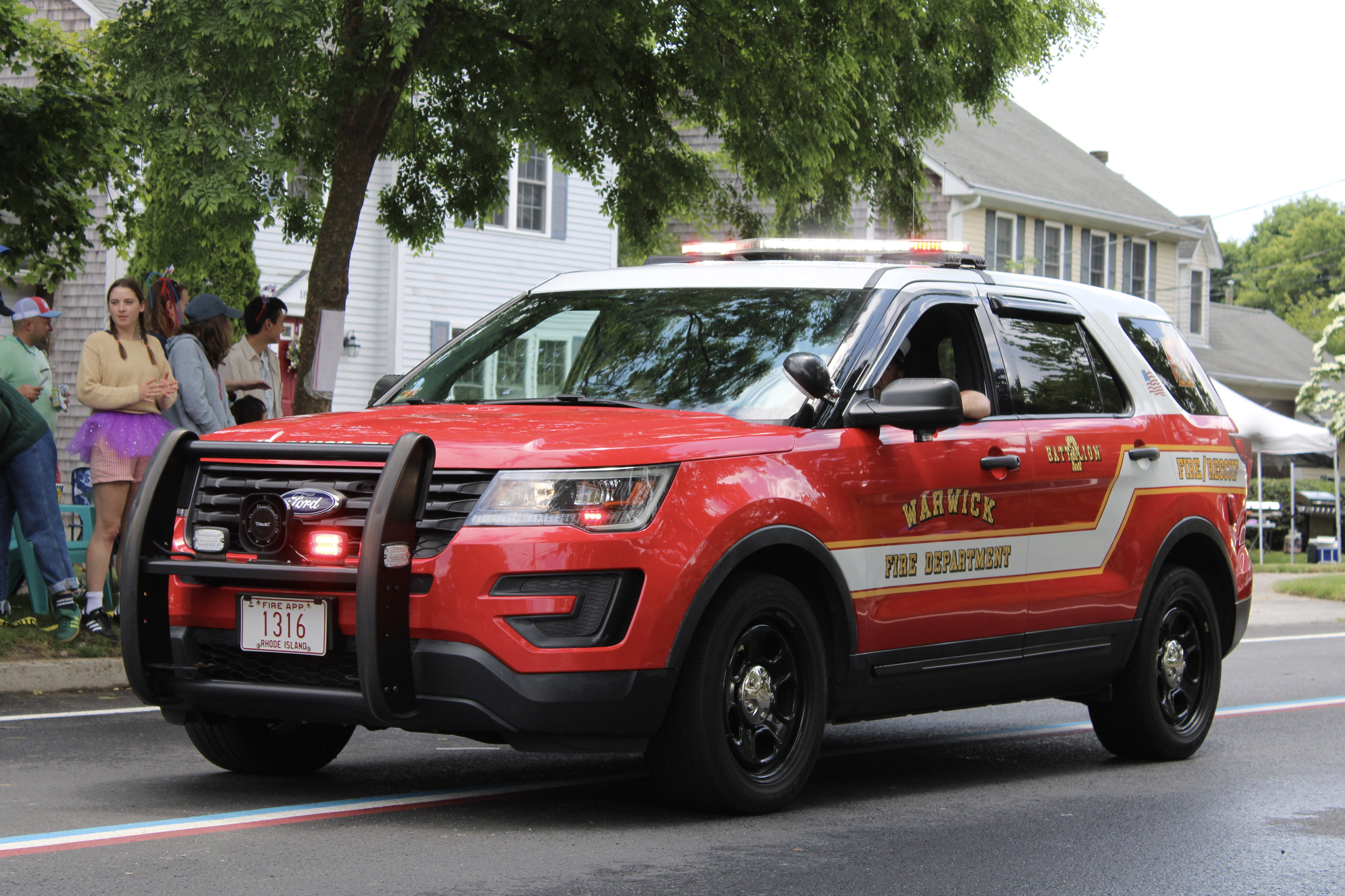 A photo  of Warwick Fire
            Battalion 2, a 2017 Ford Police Interceptor Utility             taken by @riemergencyvehicles