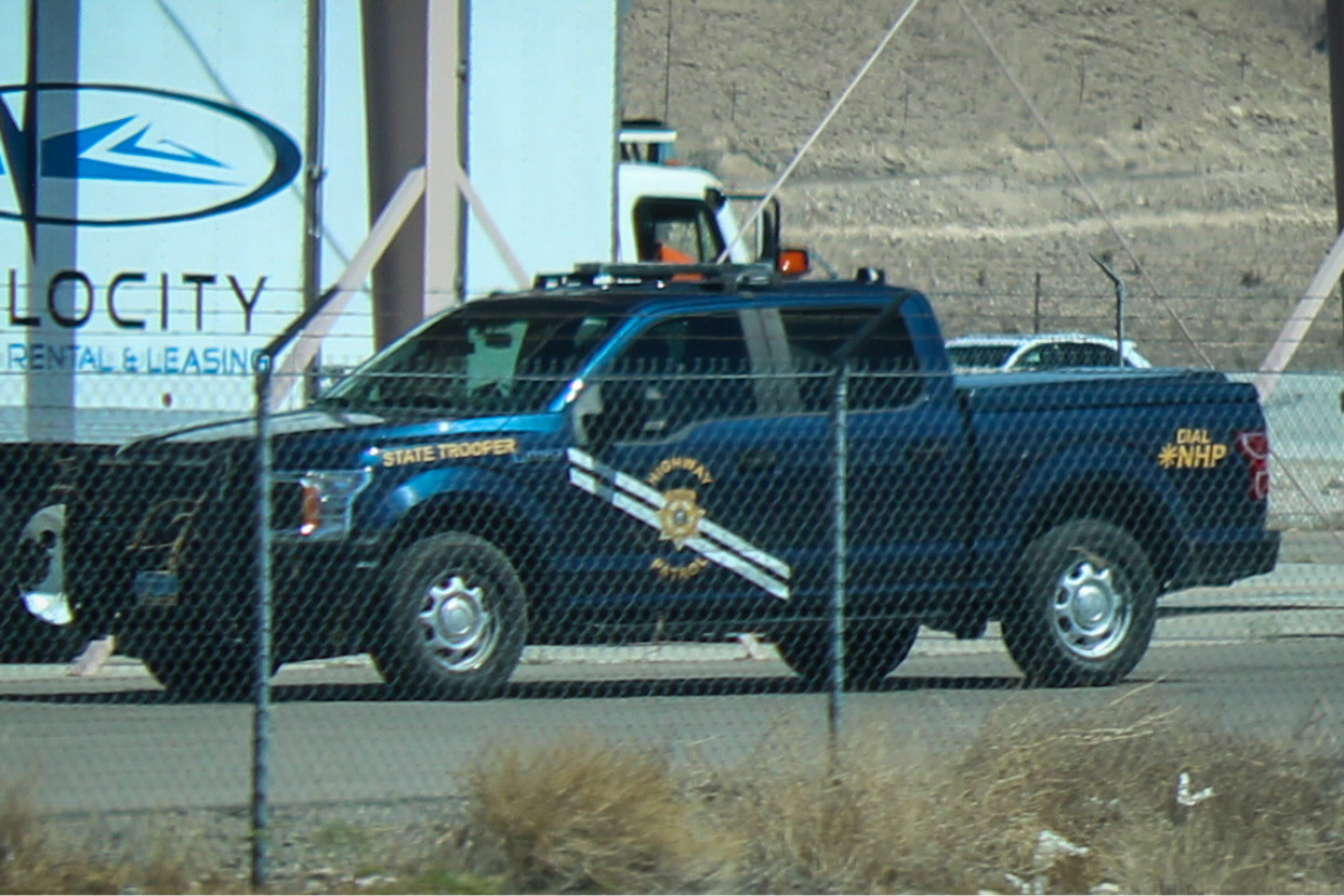 A photo  of Nevada State Police Highway Patrol
            Specialty Unit, a 2018-2020 Ford F-150 Crew Cab XL             taken by Nicholas You