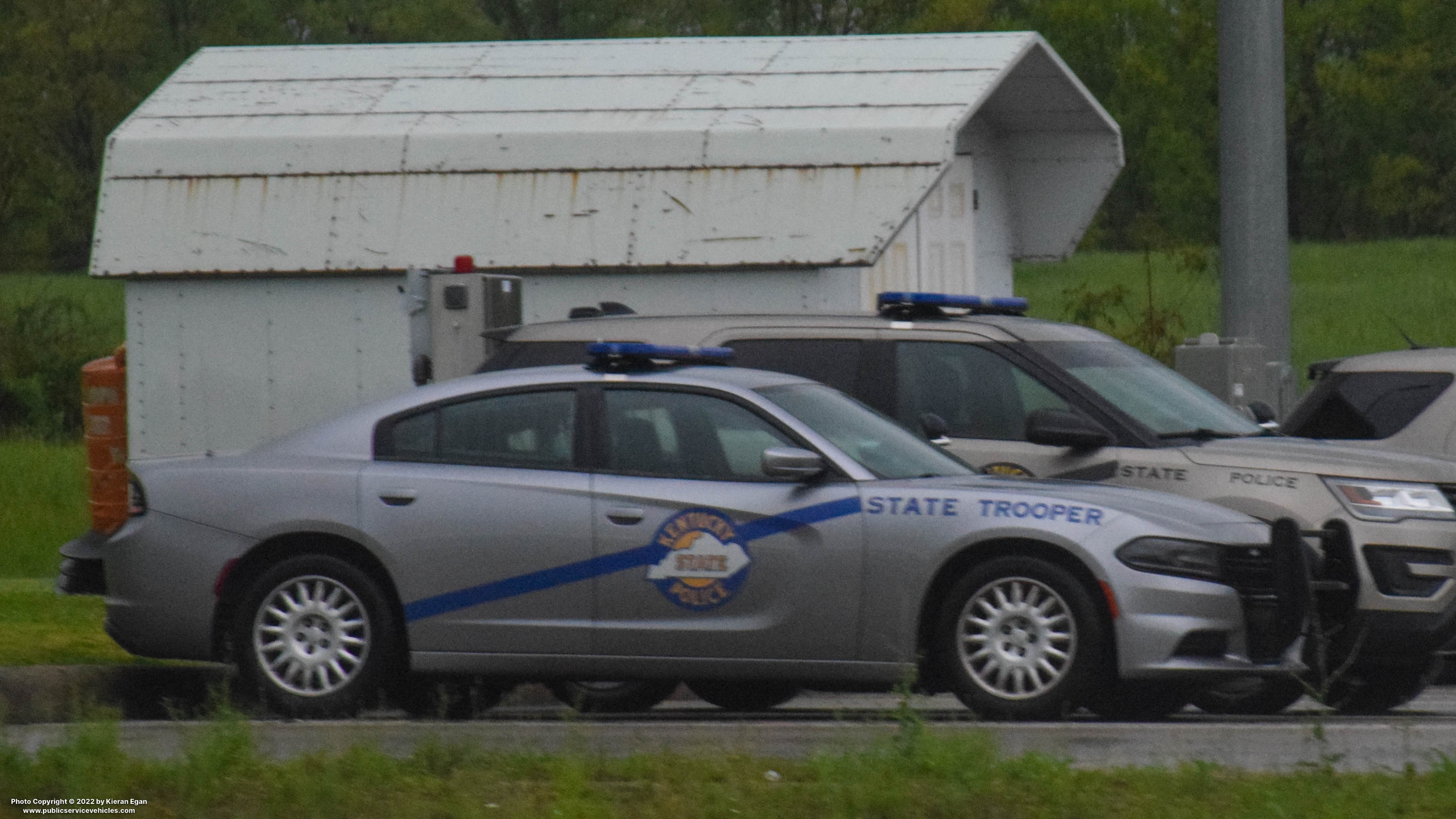 A photo  of Kentucky State Police
            Cruiser 4674, a 2015-2020 Dodge Charger             taken by Kieran Egan