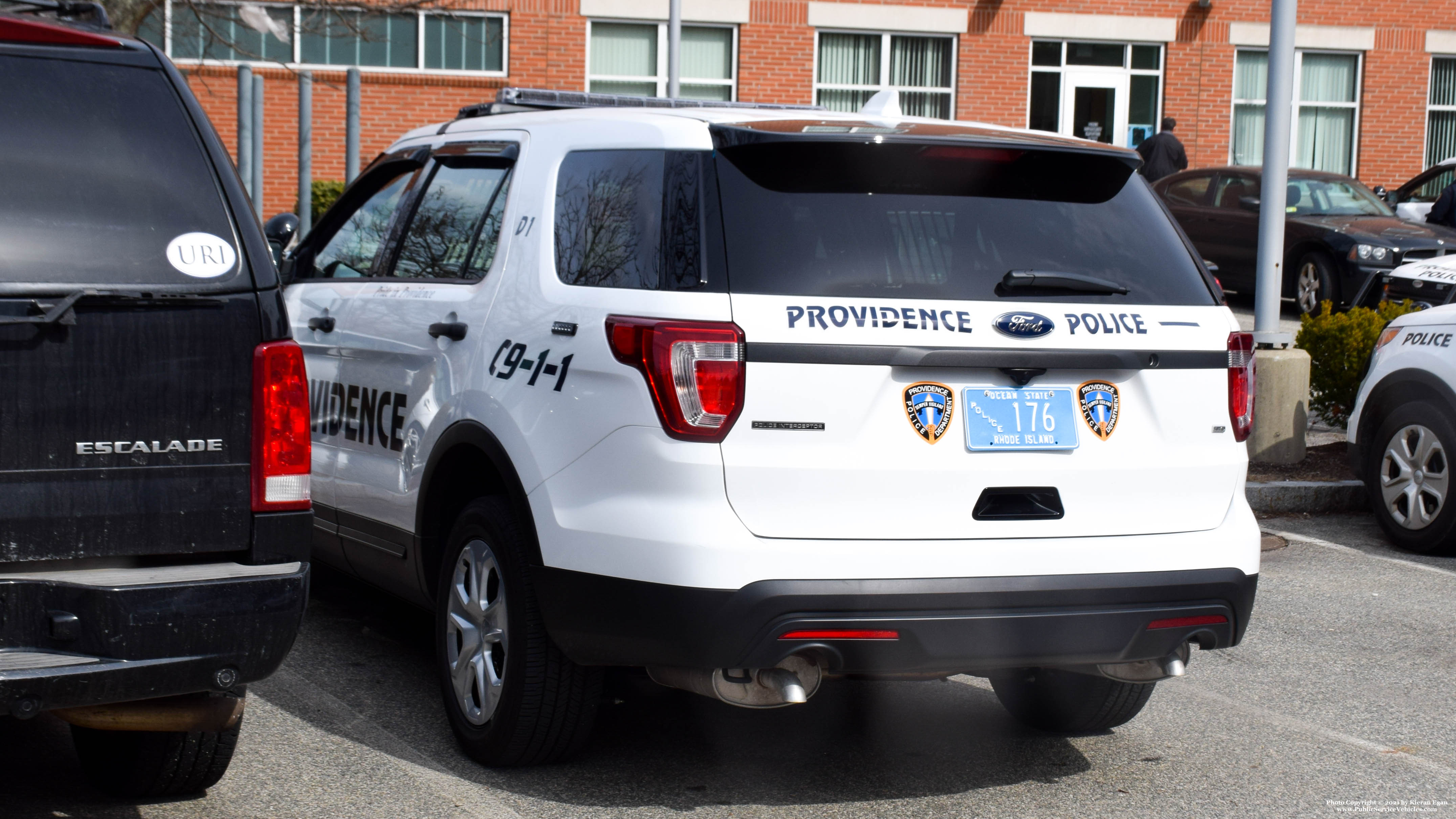 A photo  of Providence Police
            Cruiser 176, a 2017 Ford Police Interceptor Utility             taken by Kieran Egan