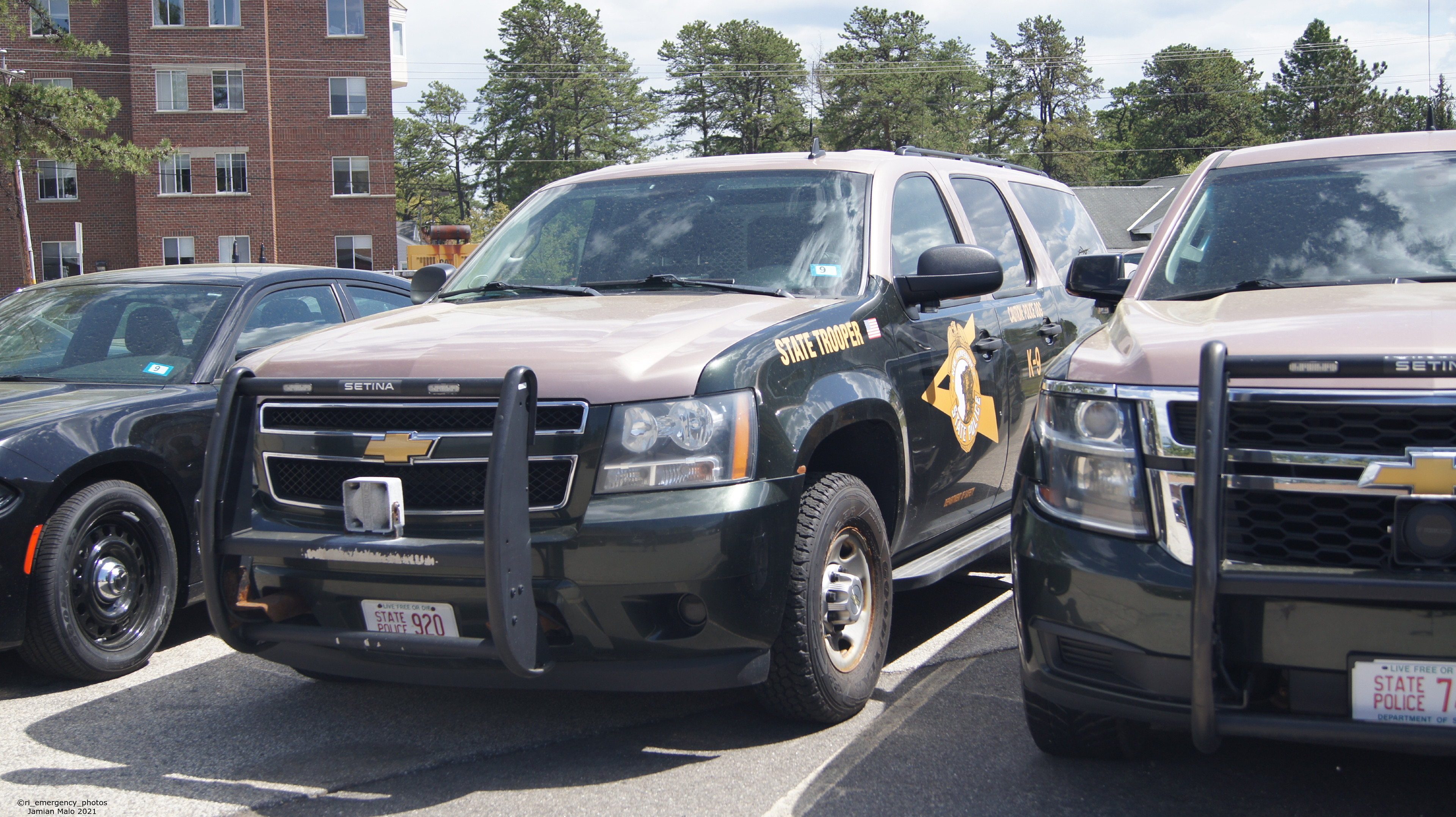 A photo  of New Hampshire State Police
            Cruiser 920, a 2007-2014 Chevrolet Suburban             taken by Jamian Malo
