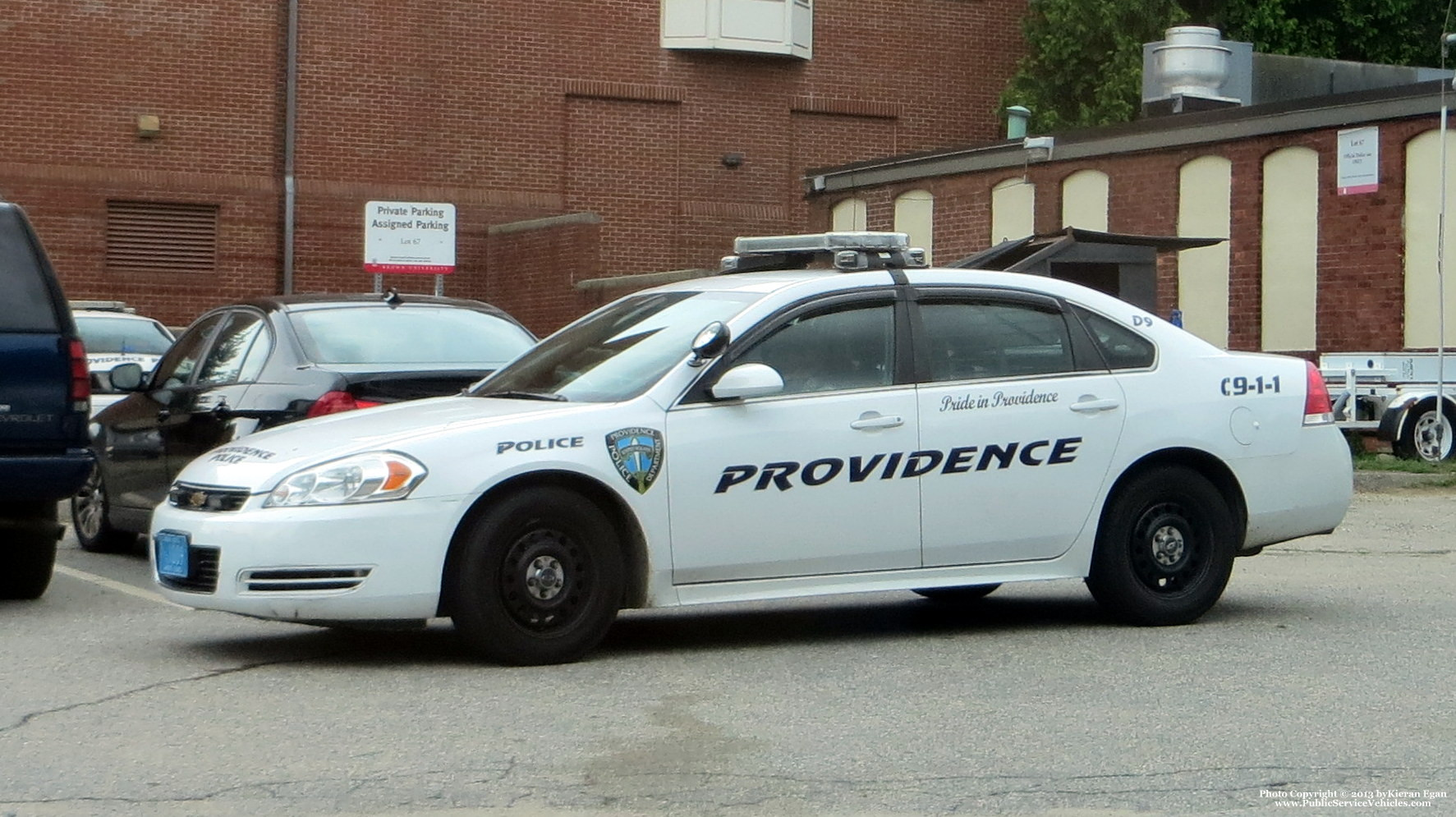 A photo  of Providence Police
            Cruiser 1009, a 2006-2013 Chevrolet Impala             taken by Kieran Egan