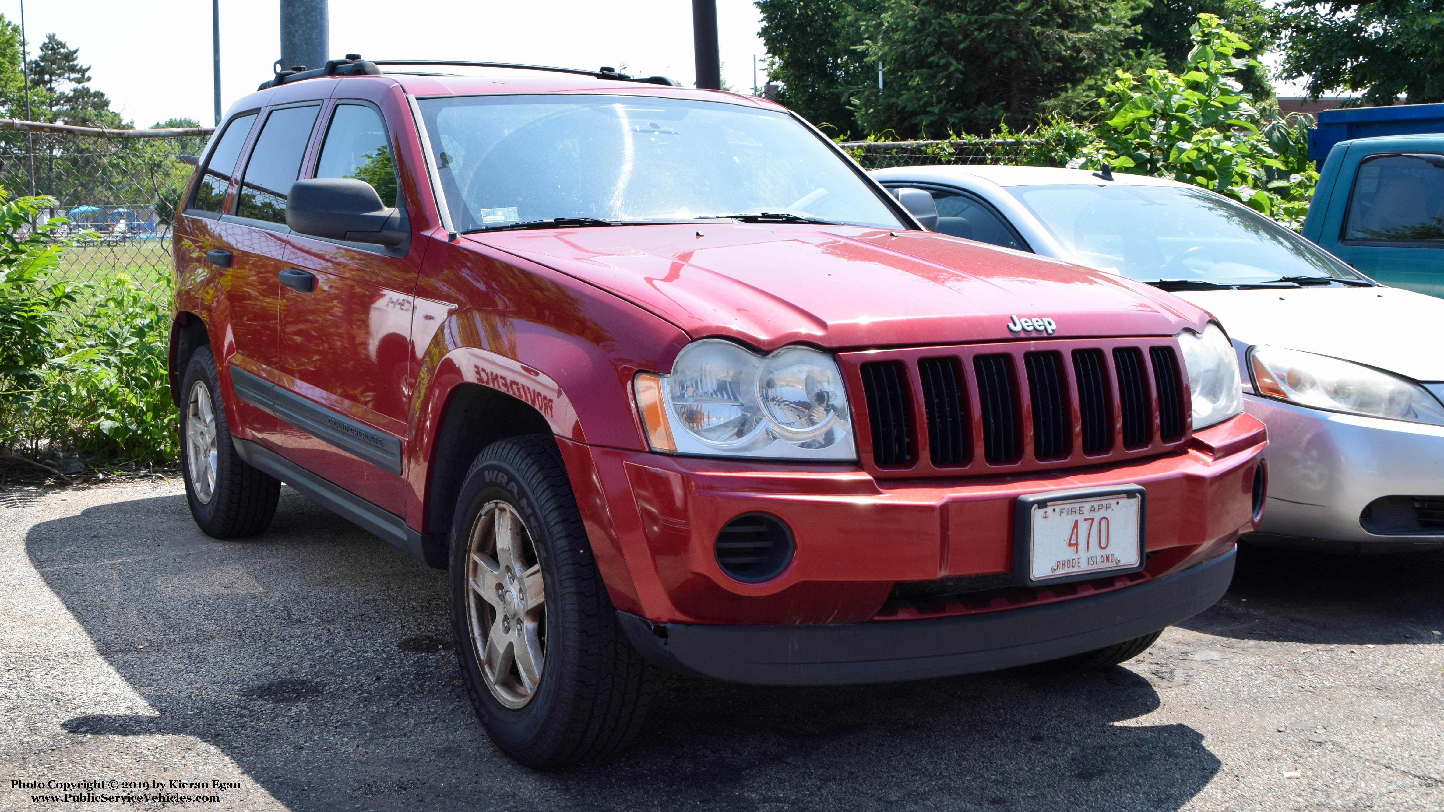 A photo  of Providence Fire
            Administration Vehicle, a 2005 Jeep Grand Cherokee             taken by Kieran Egan