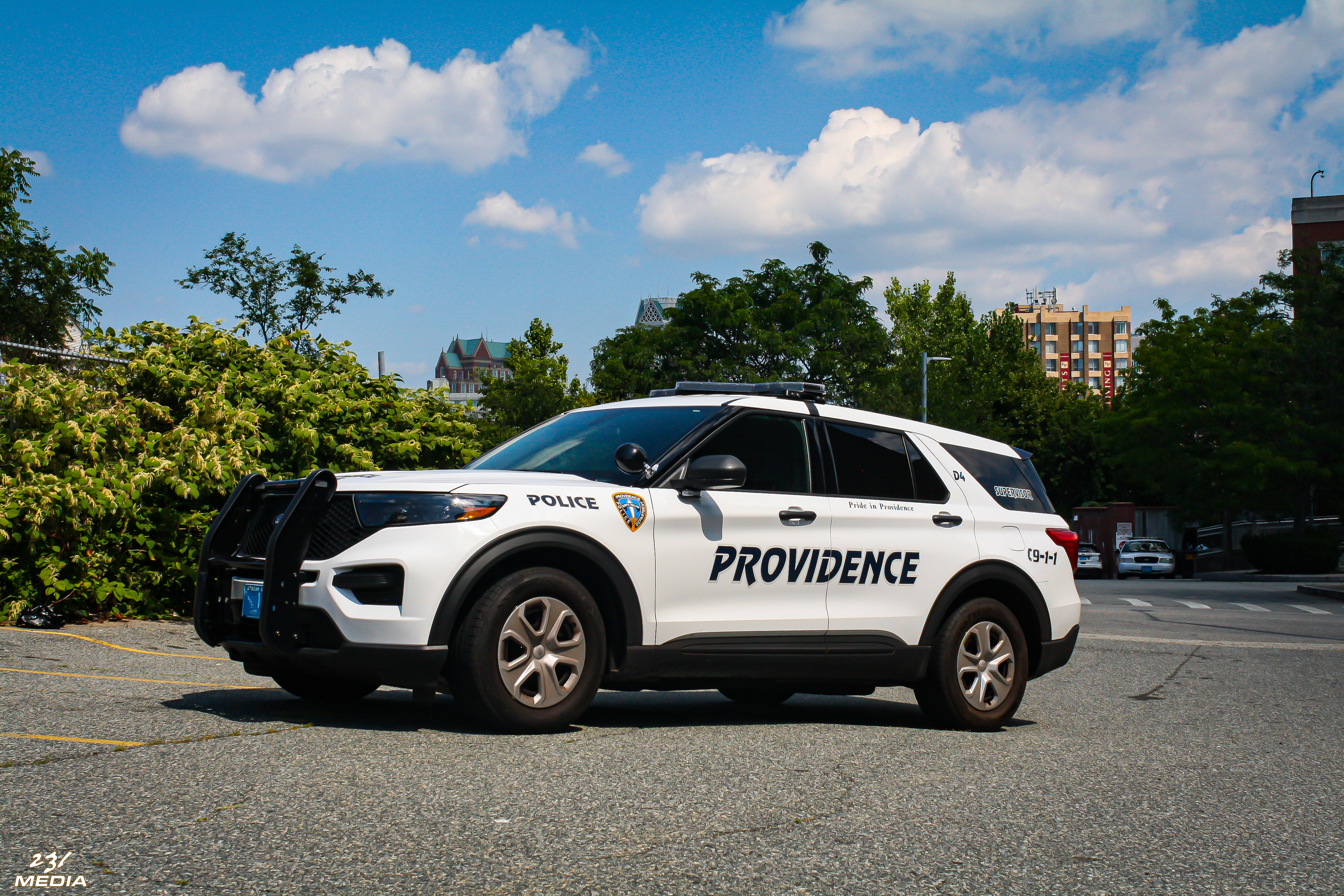 A photo  of Providence Police
            Cruiser 14, a 2020 Ford Police Interceptor Utility             taken by Luke Tougas
