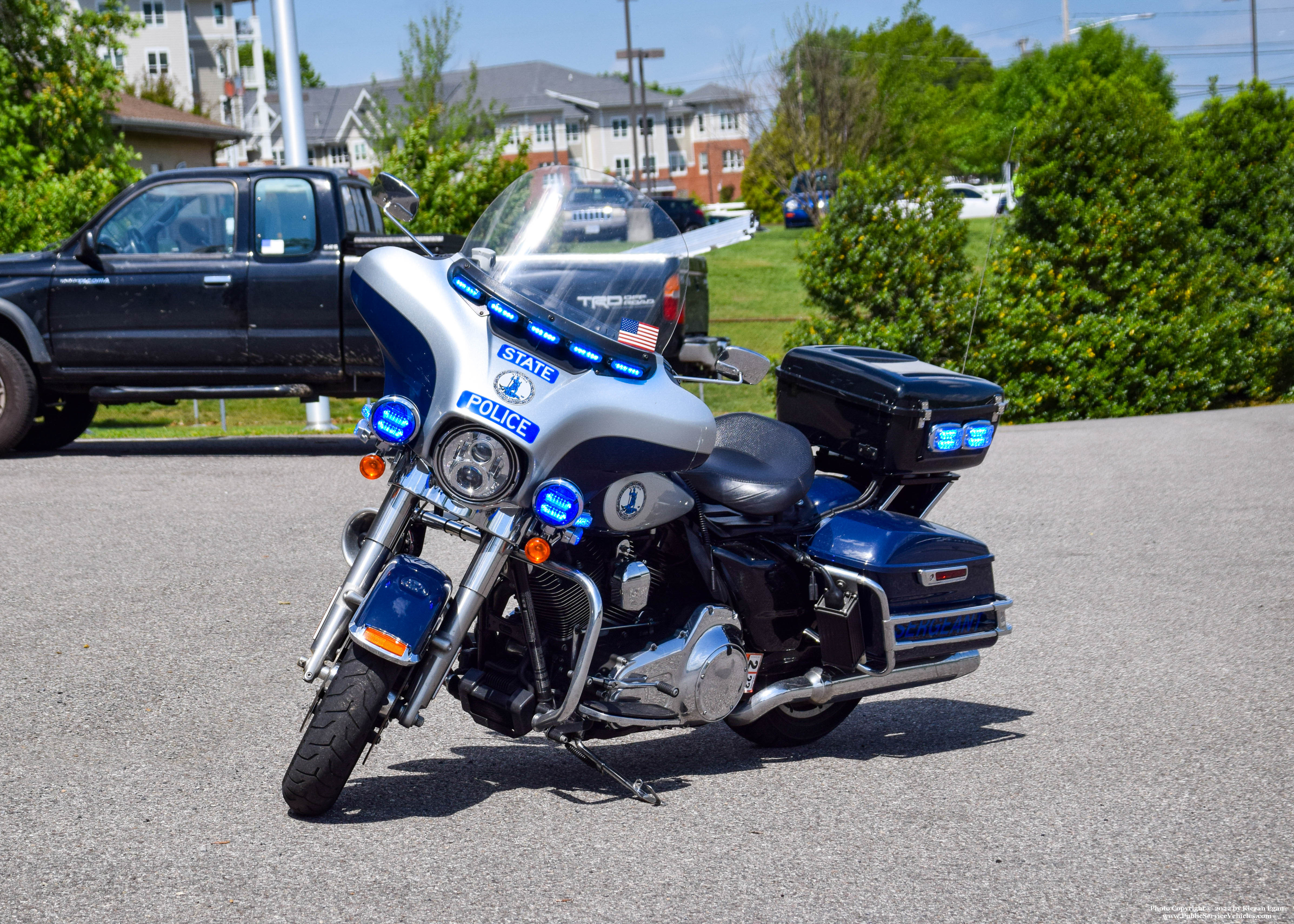 A photo  of Virginia State Police
            Motorcycle 23, a 2016 Harley Davidson Electra Glide             taken by Kieran Egan