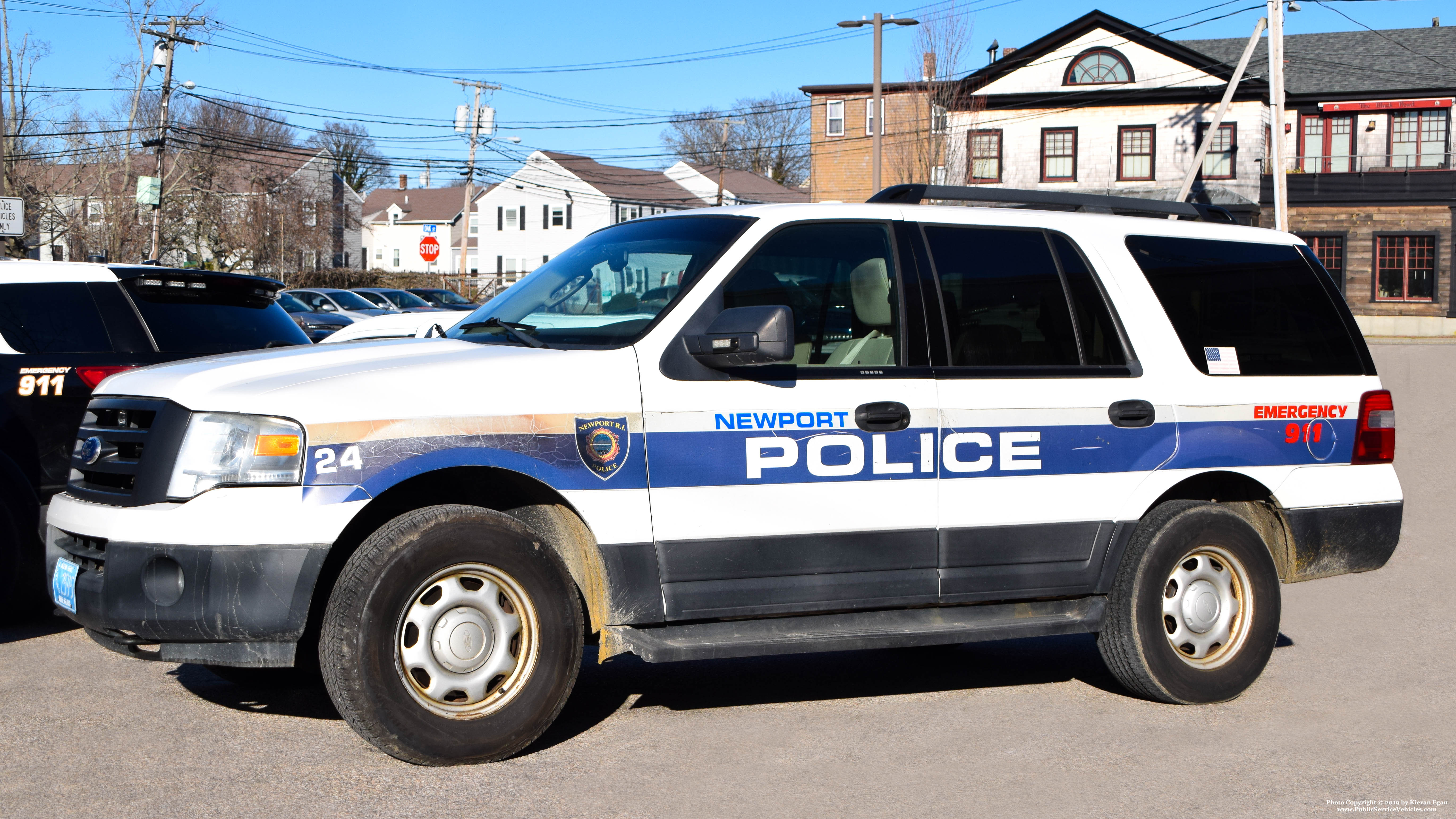 A photo  of Newport Police
            Car 24, a 2010 Ford Expedition             taken by Kieran Egan