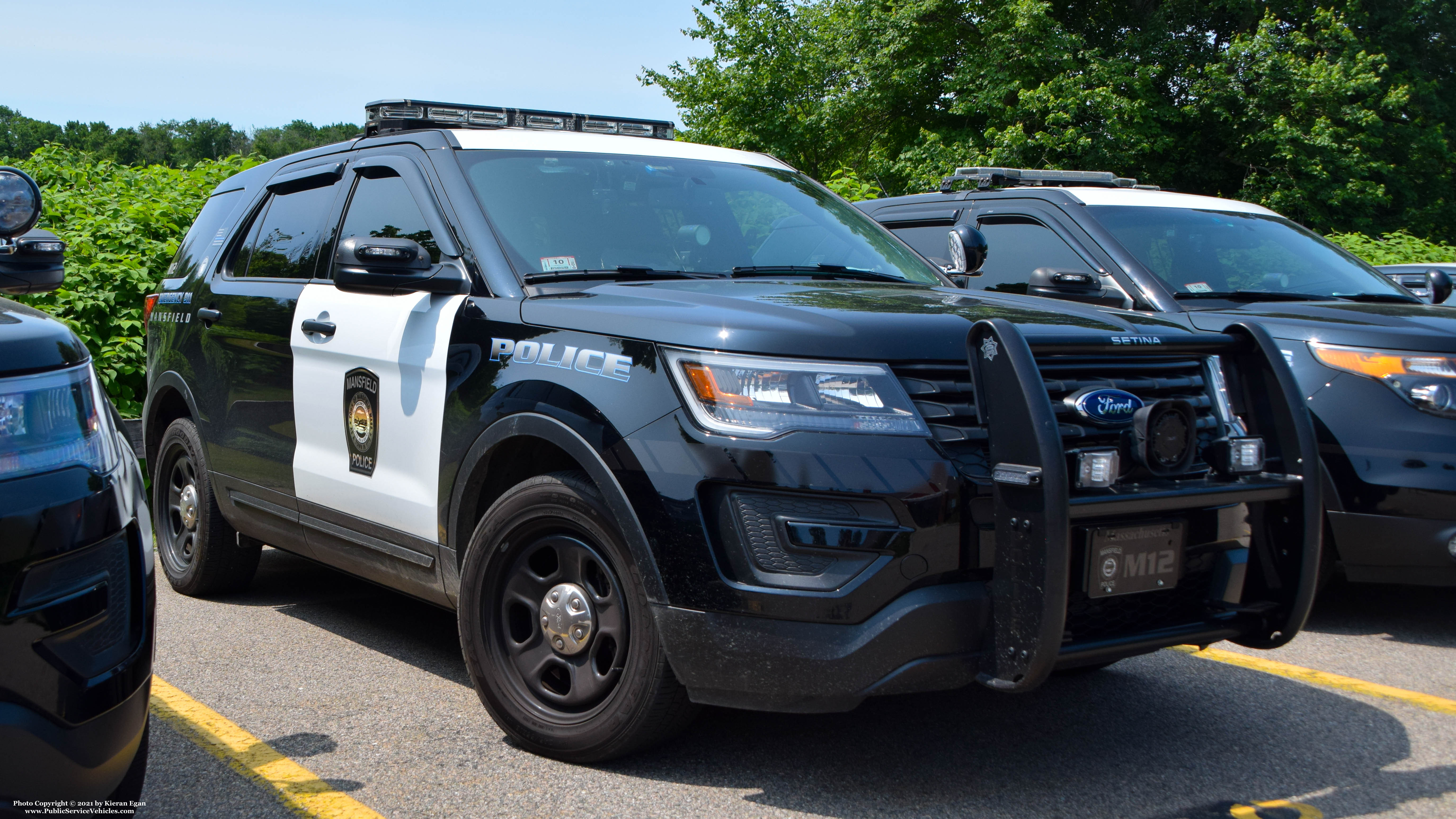 A photo  of Mansfield Police
            M12, a 2018 Ford Police Interceptor Utility             taken by Kieran Egan