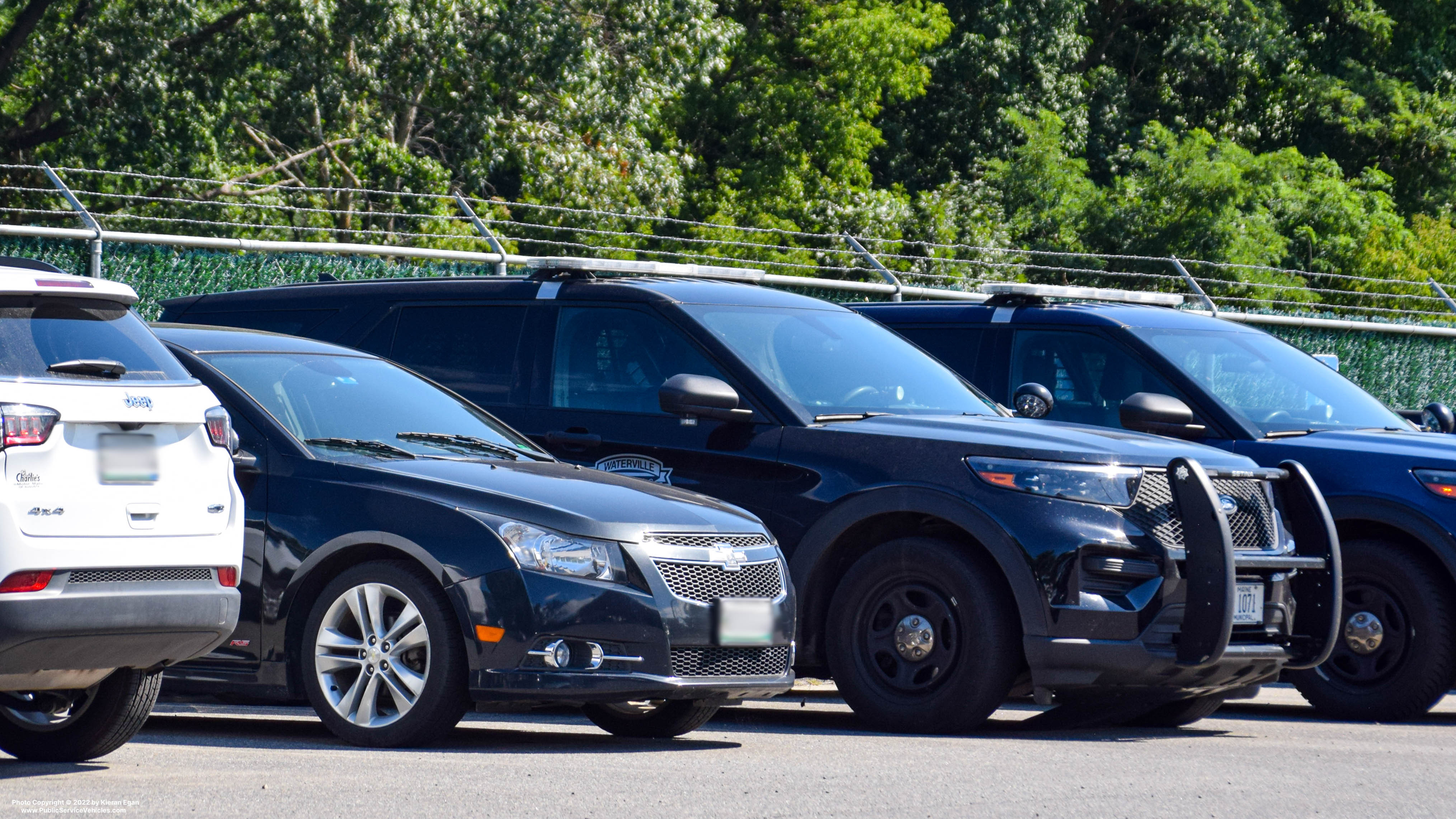 A photo  of Waterville Police
            Cruiser 1071, a 2020-2022 Ford Police Interceptor Utility             taken by Kieran Egan