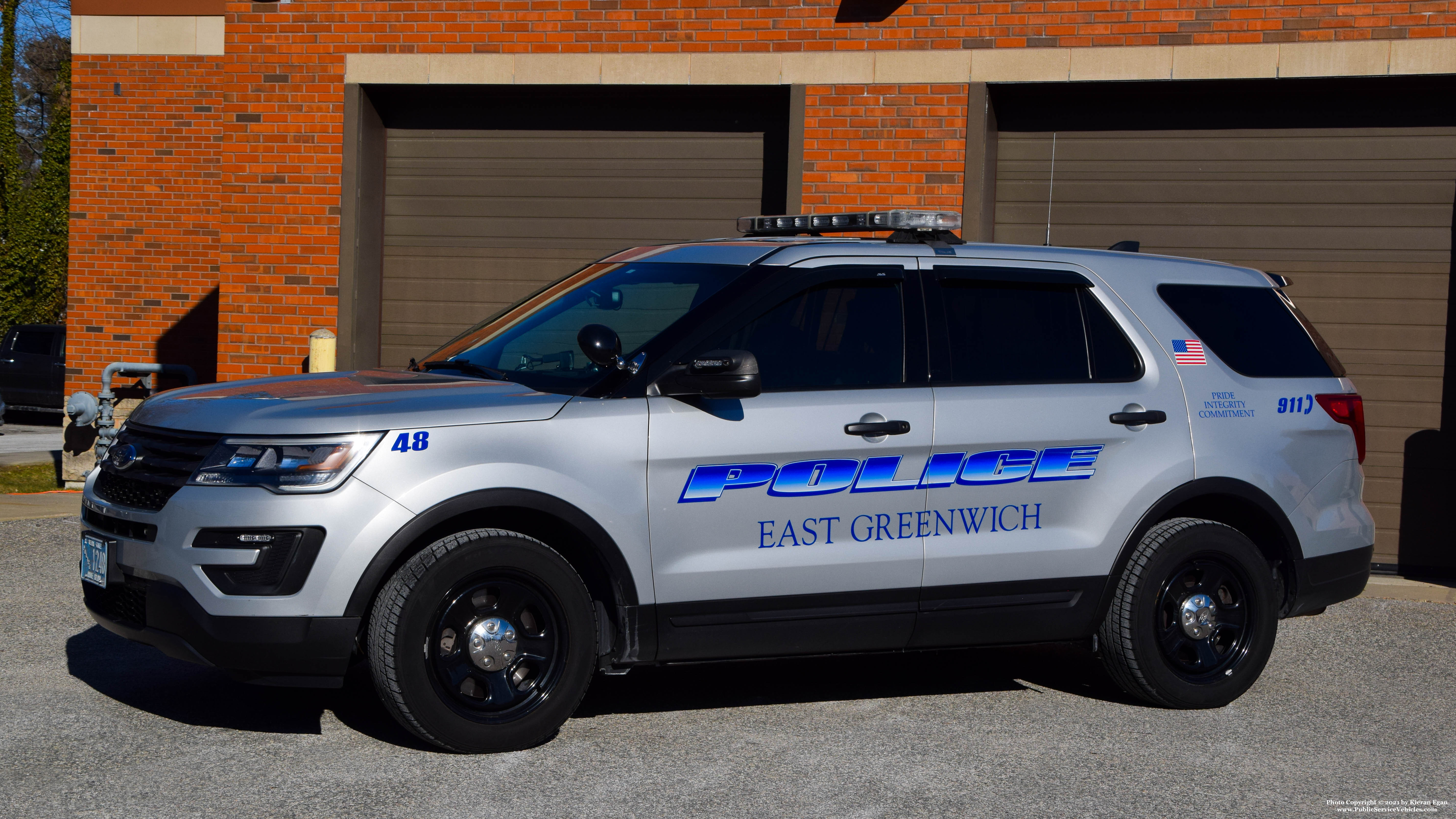 A photo  of East Greenwich Police
            Cruiser 1248, a 2016-2019 Ford Police Interceptor Utility/2016-2019 Ford Police Interceptor Utility             taken by Kieran Egan