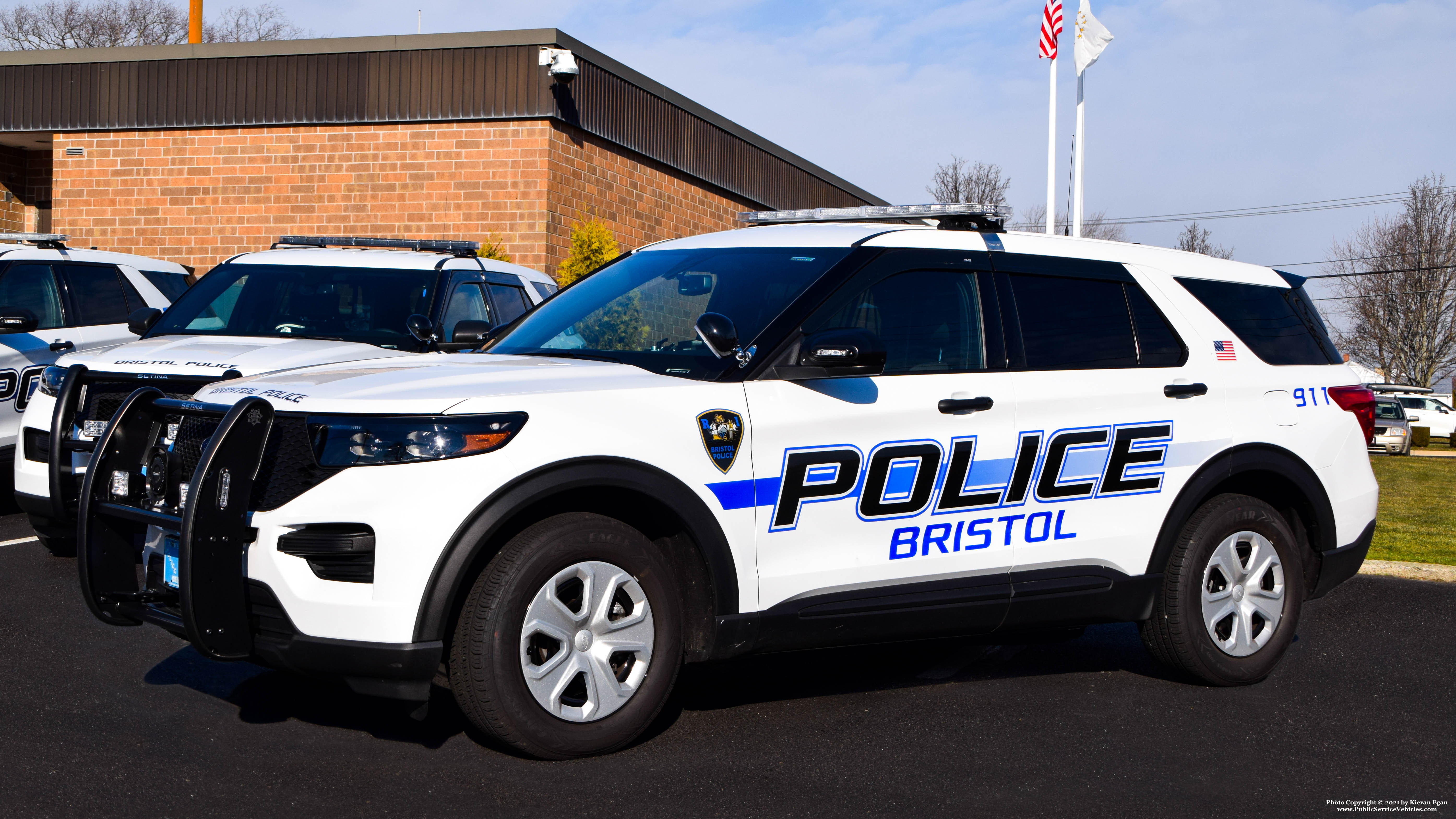 A photo  of Bristol Police
            Cruiser 103, a 2020 Ford Police Interceptor Utility             taken by Kieran Egan