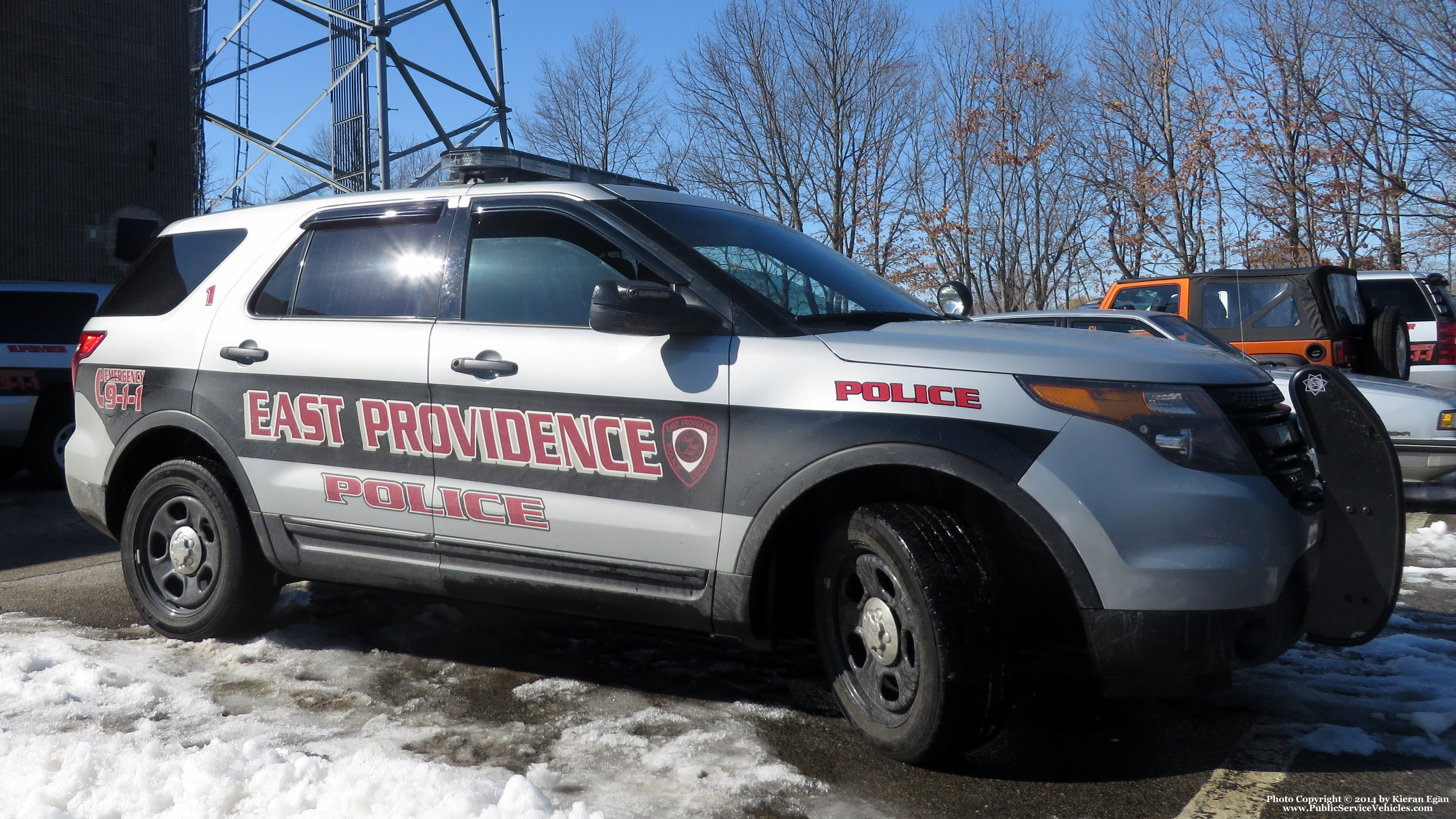A photo  of East Providence Police
            Car 1, a 2013 Ford Police Interceptor Utility             taken by Kieran Egan