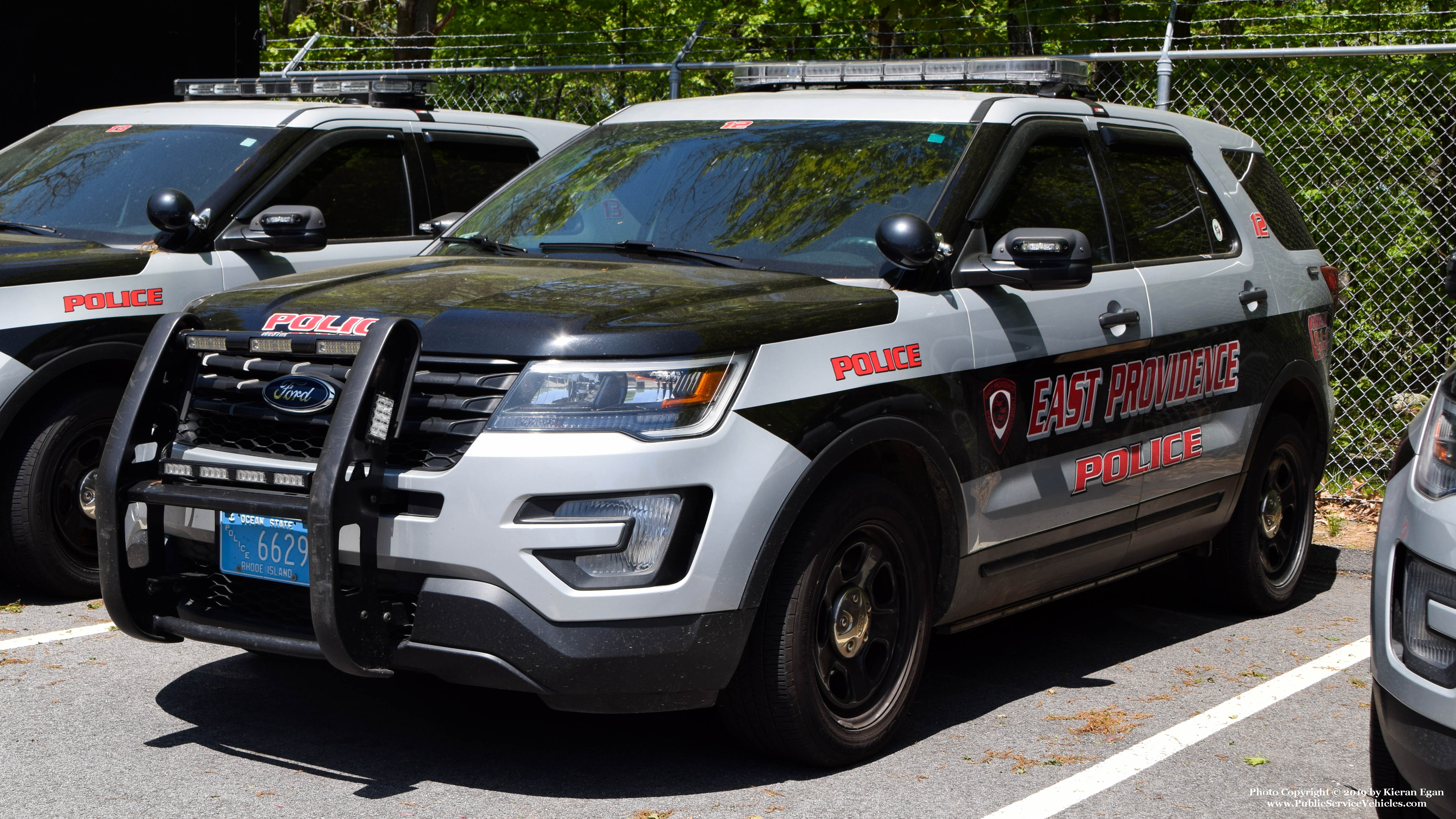 A photo  of East Providence Police
            Car 12, a 2017 Ford Police Interceptor Utility             taken by Kieran Egan