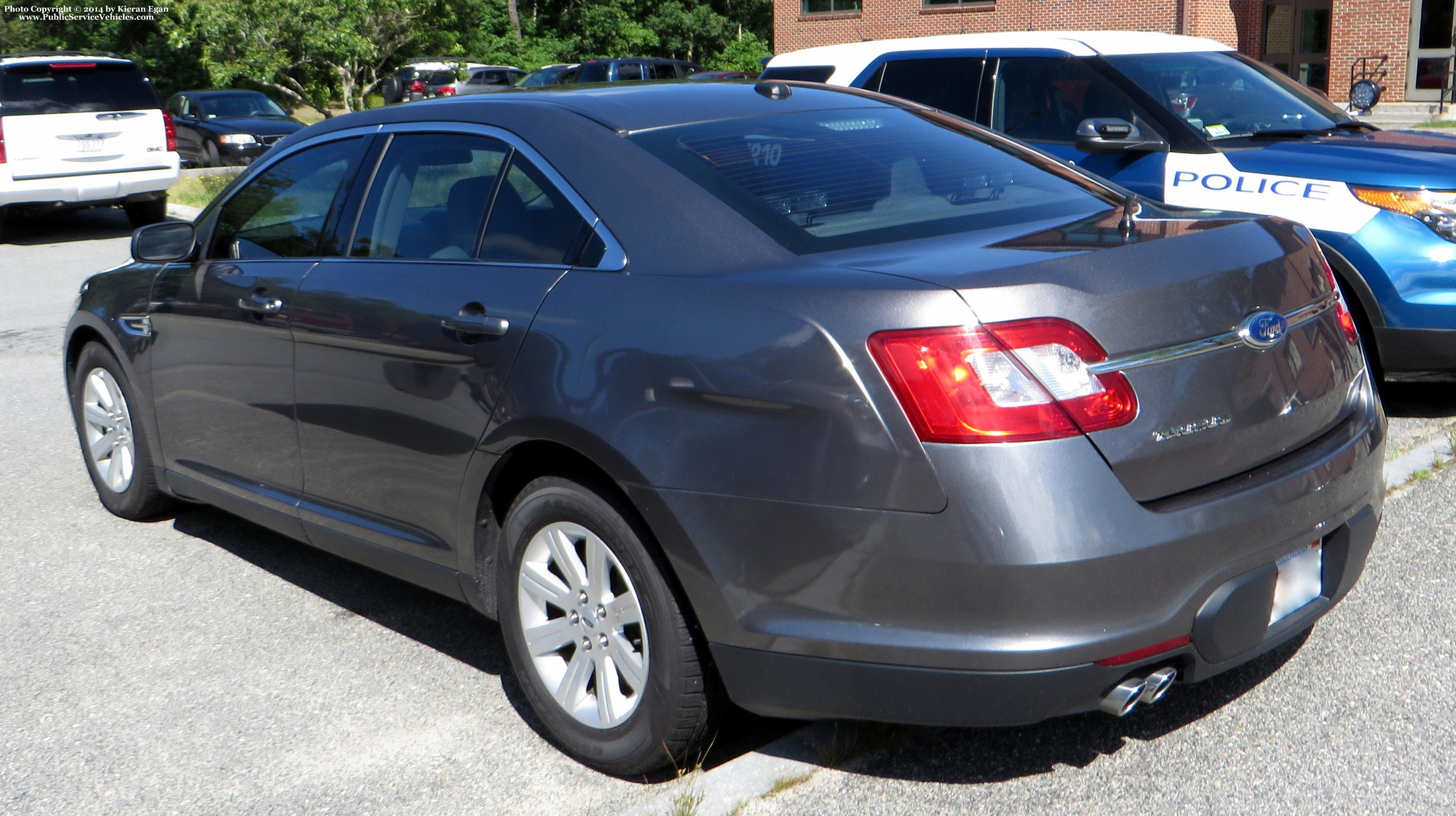 A photo  of Barnstable Police
            Unmarked Unit, a 2011-2014 Ford Taurus             taken by Kieran Egan