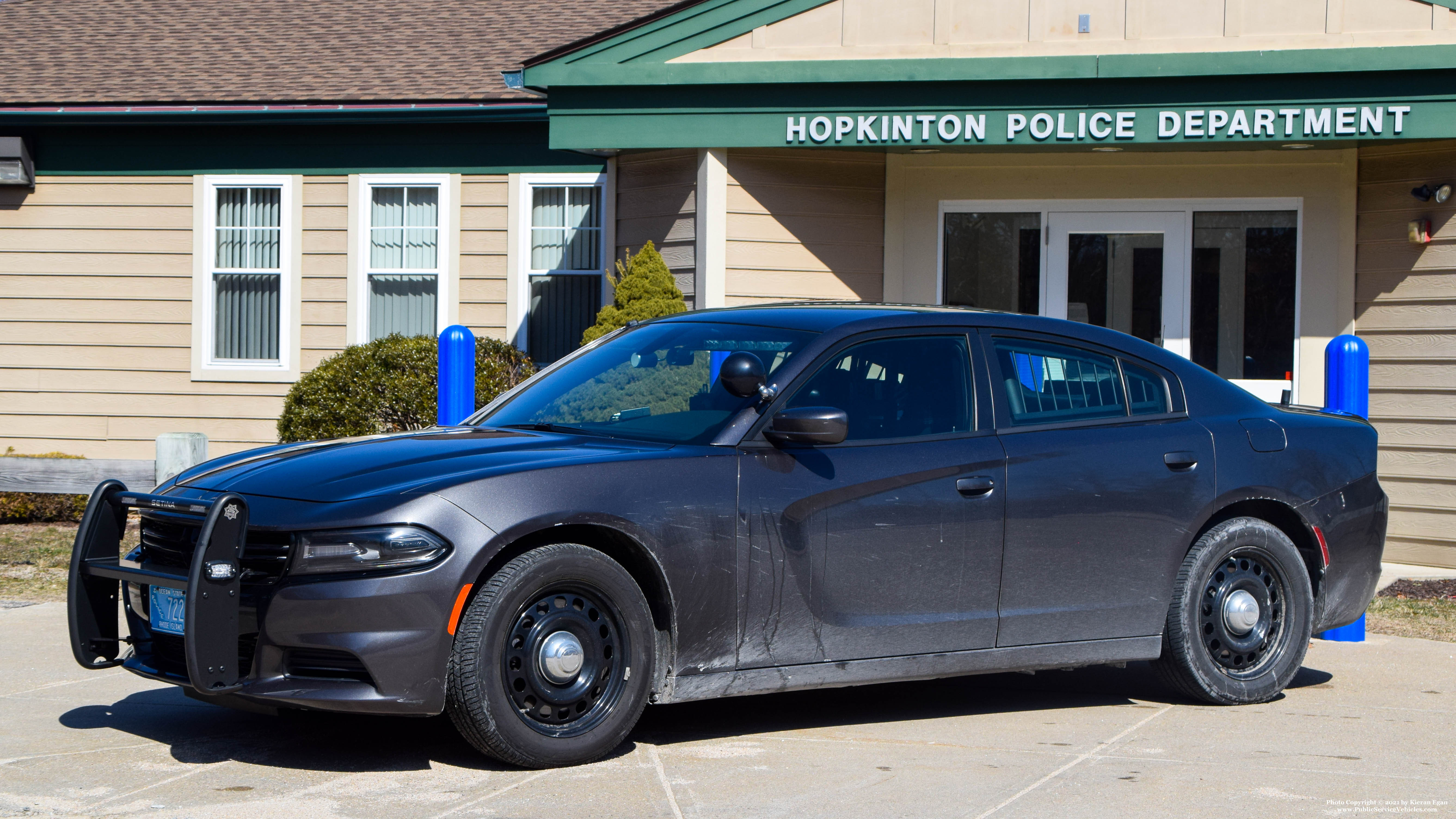 A photo  of Hopkinton Police
            Cruiser 7228, a 2020 Dodge Charger             taken by Kieran Egan