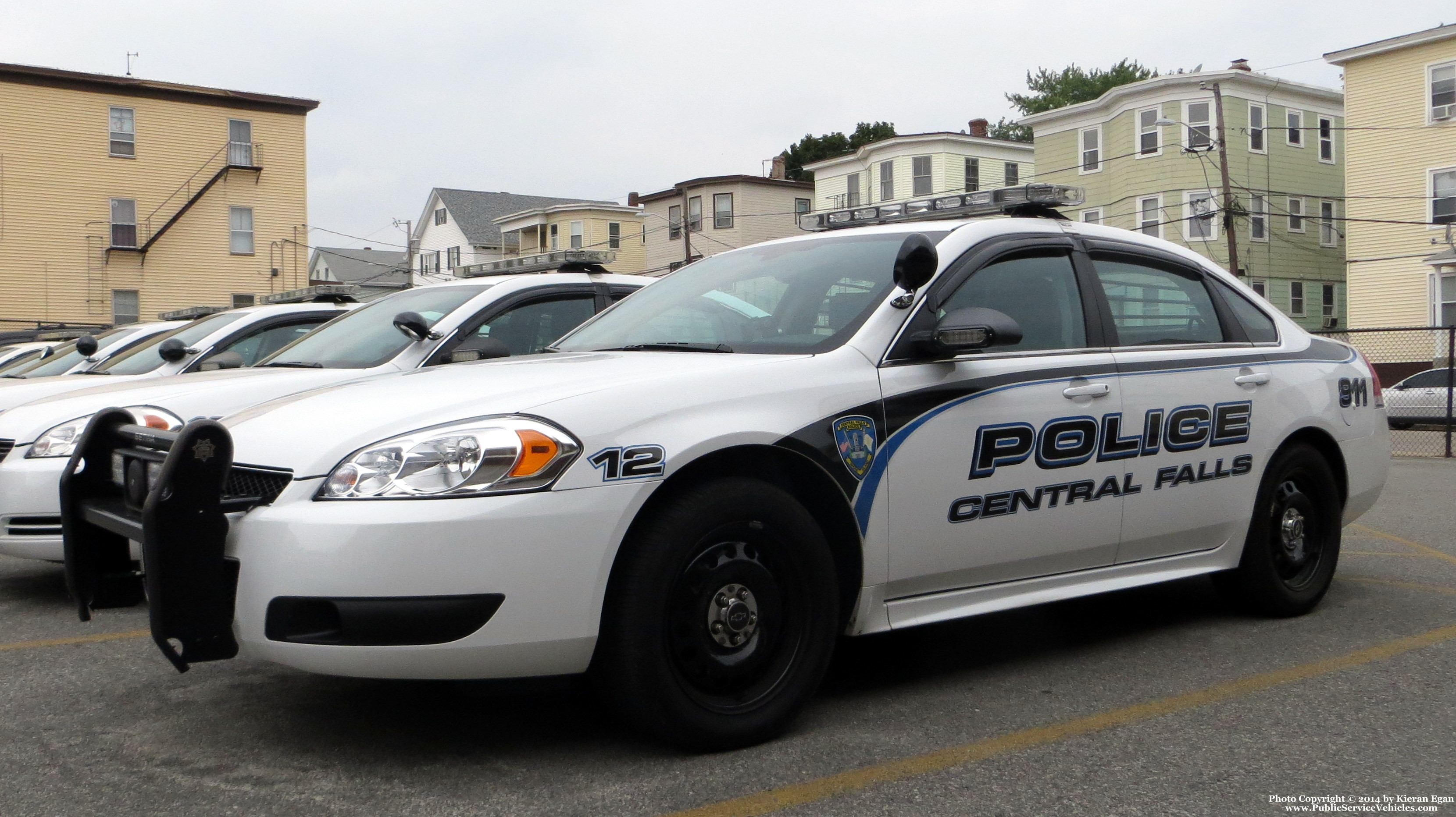A photo  of Central Falls Police
            Patrol Car 12, a 2014 Chevrolet Impala             taken by Kieran Egan