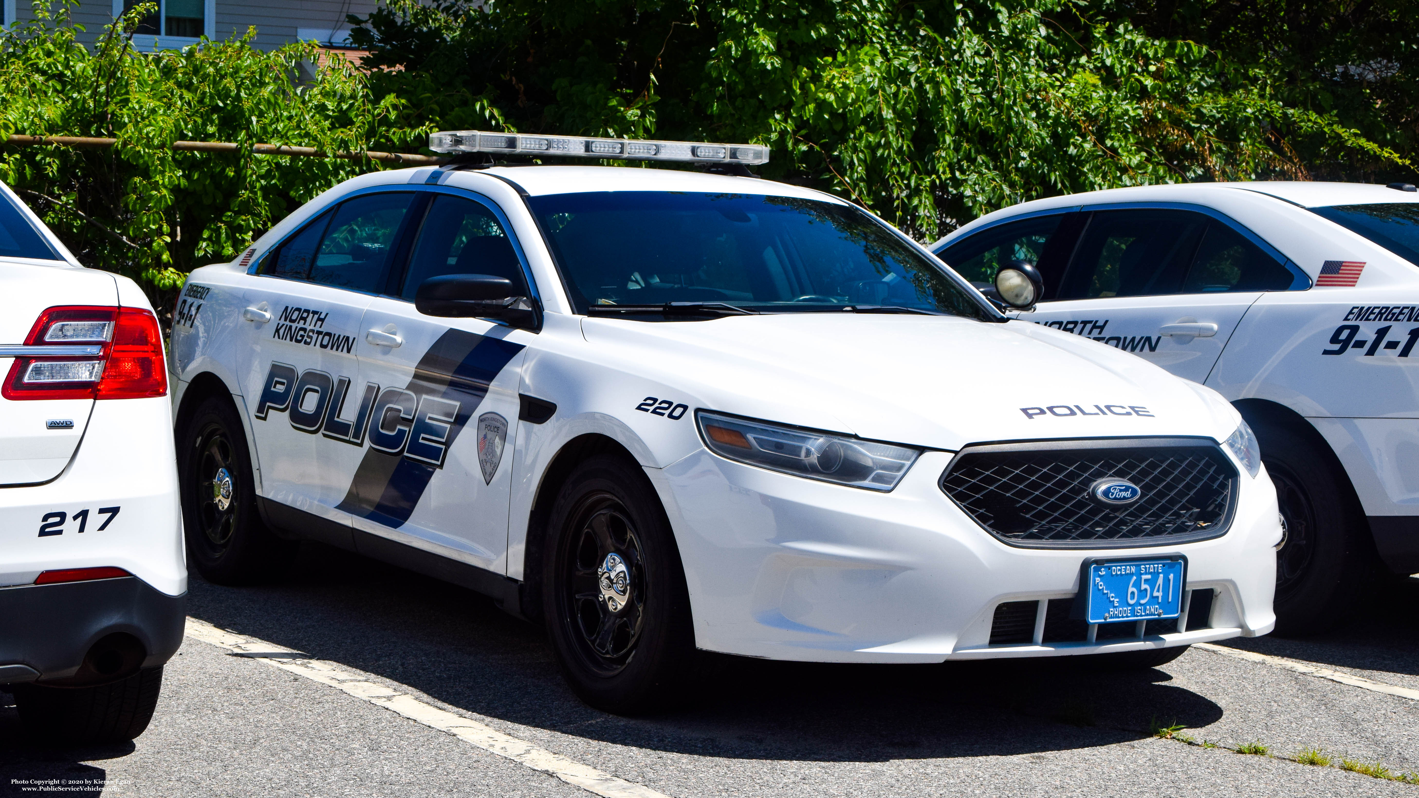 A photo  of North Kingstown Police
            Cruiser 220, a 2014 Ford Police Interceptor Sedan             taken by Kieran Egan