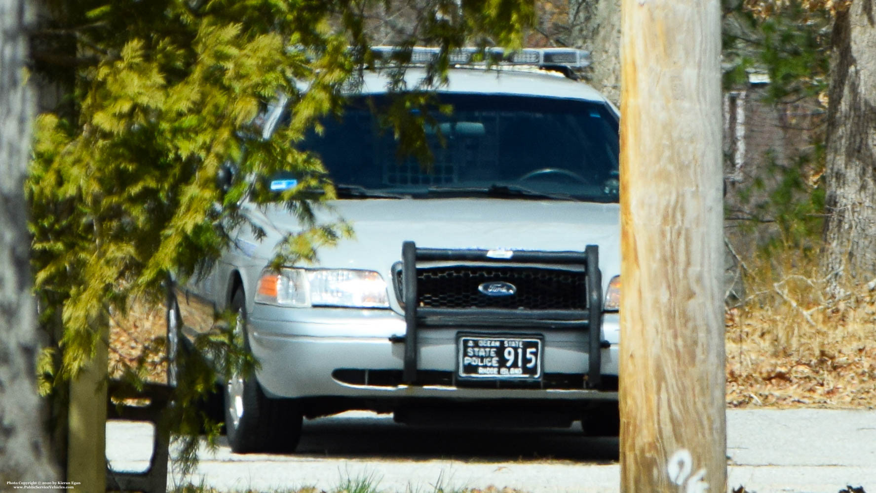 A photo  of Rhode Island State Police
            Cruiser 915, a 2006-2008 Ford Crown Victoria Police Interceptor             taken by Kieran Egan