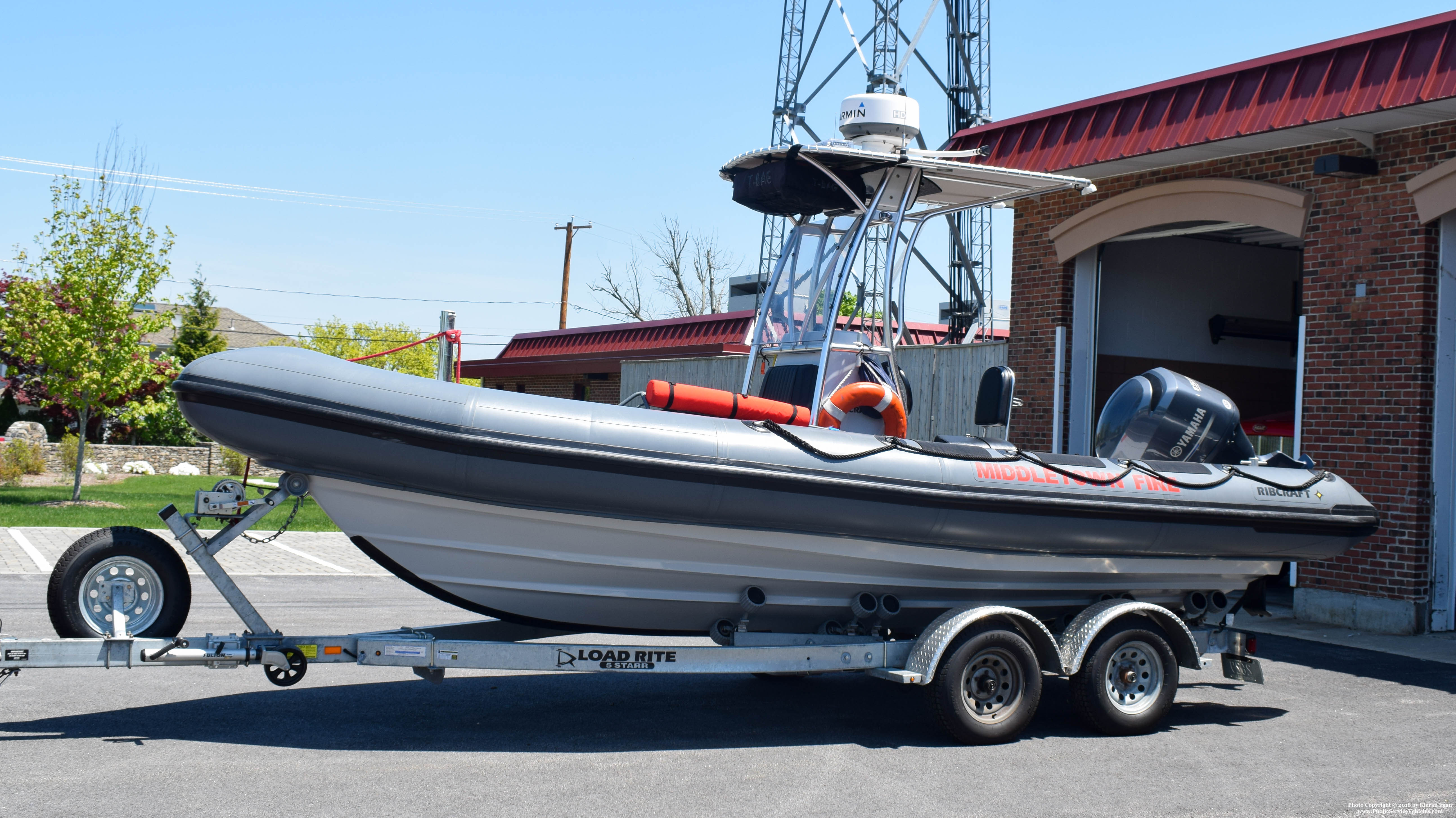 A photo  of Middletown Fire
            Marine 1, a 2018 Ribcraft             taken by Kieran Egan