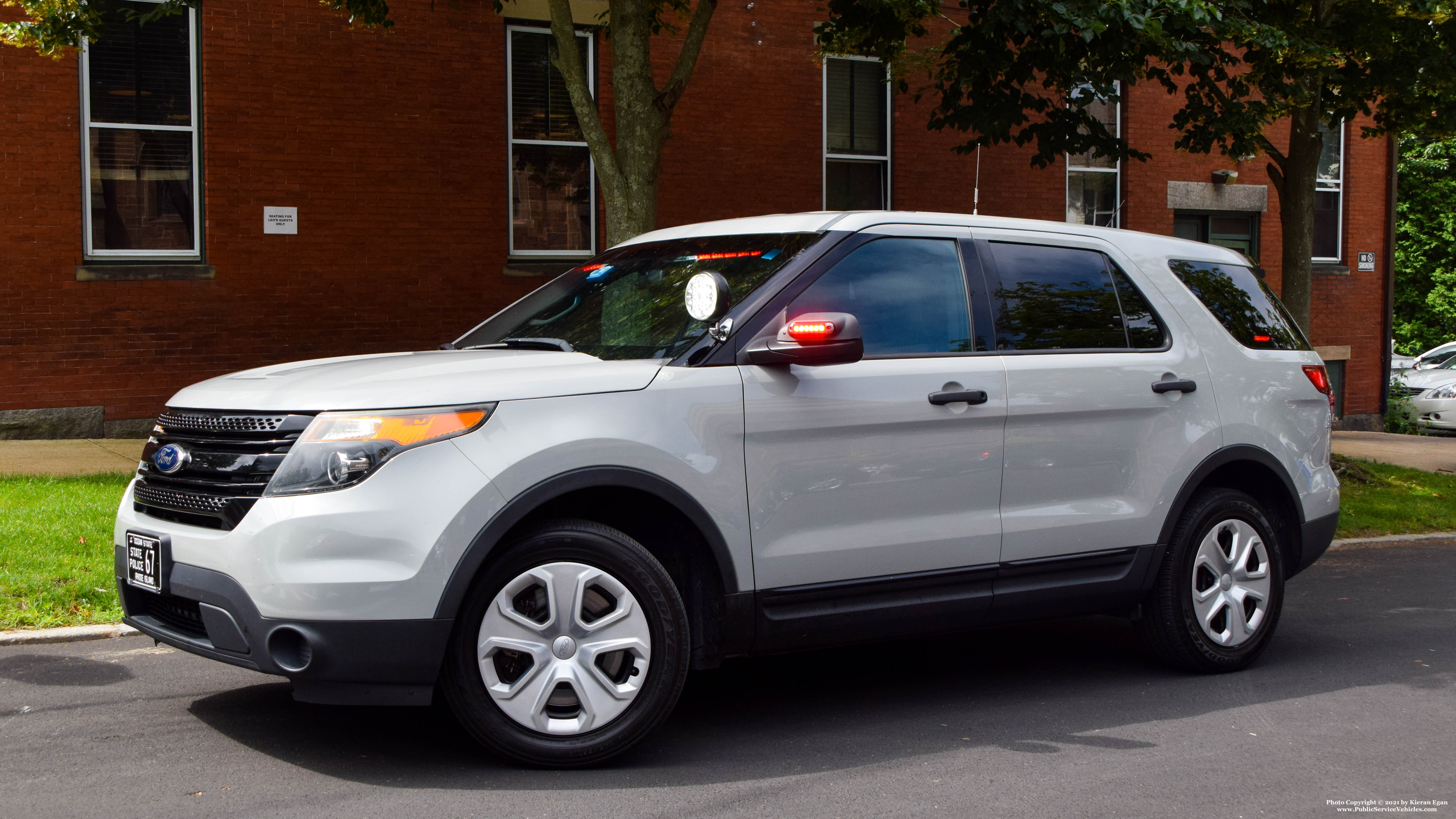 A photo  of Rhode Island State Police
            Cruiser 67, a 2013 Ford Police Interceptor Utility             taken by Kieran Egan