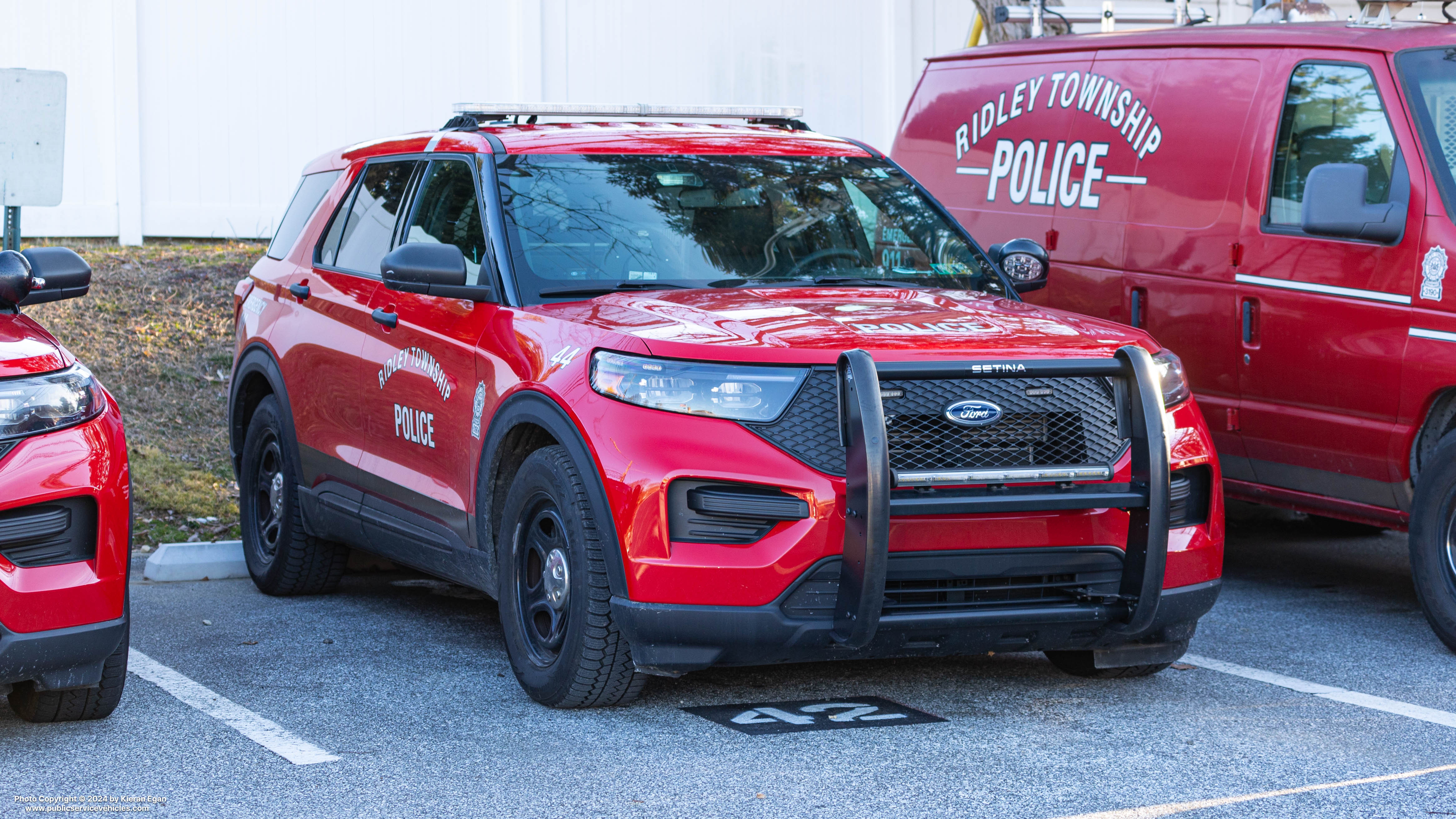 A photo  of Ridley Township Police
            Cruiser 31-44, a 2020 Ford Police Interceptor Utility             taken by Kieran Egan