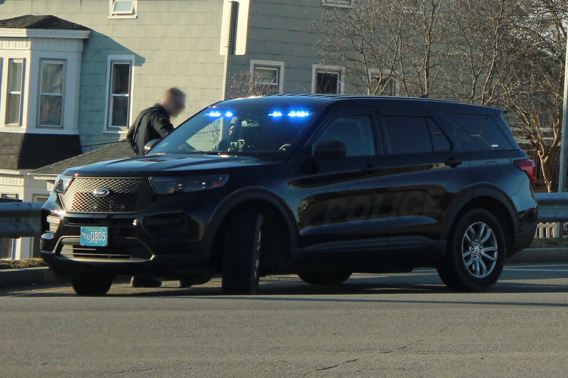 A photo  of Fall River Police
            T-3, a 2020 Ford Police Interceptor Utility             taken by @riemergencyvehicles