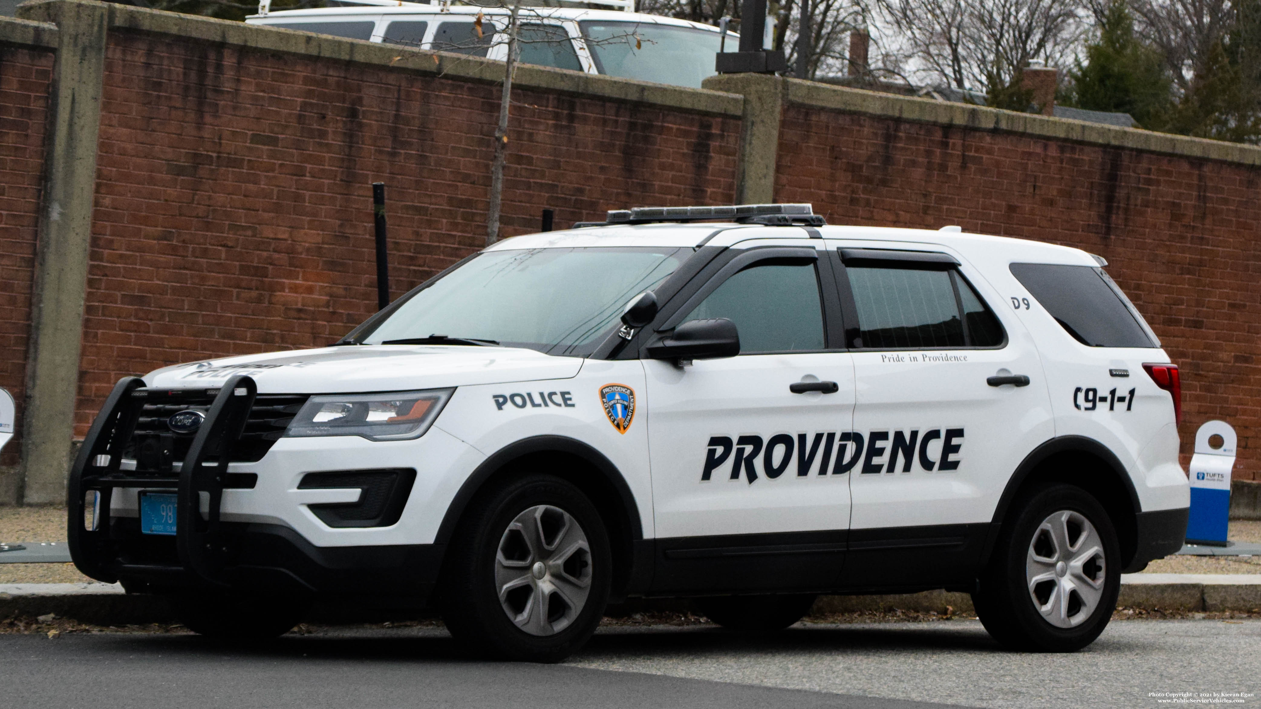 A photo  of Providence Police
            Cruiser 987, a 2017 Ford Police Interceptor Utility             taken by Kieran Egan