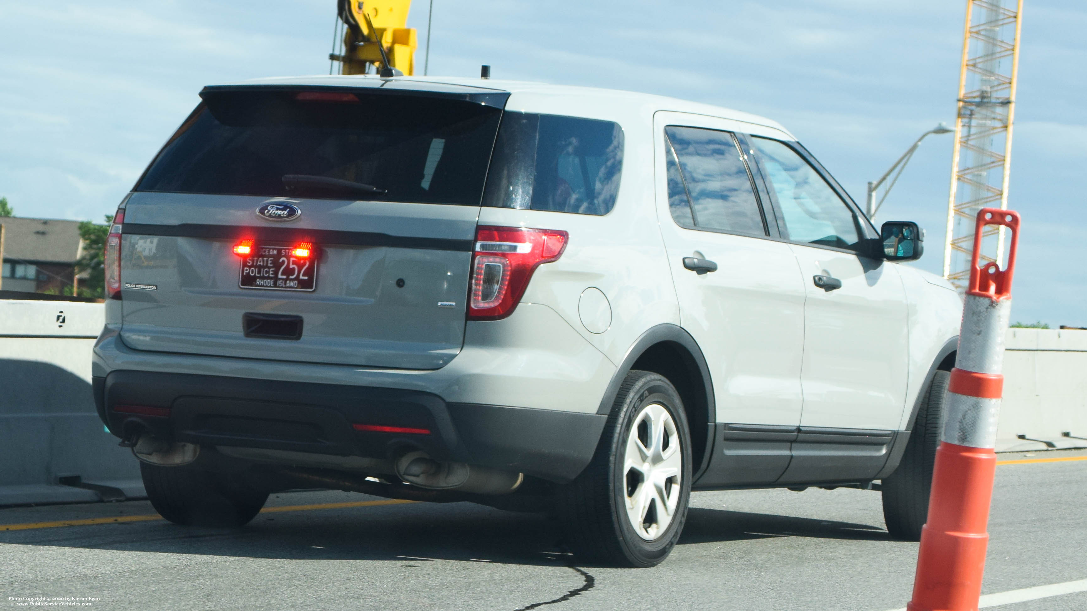 A photo  of Rhode Island State Police
            Cruiser 252, a 2013 Ford Police Interceptor Utility             taken by Kieran Egan