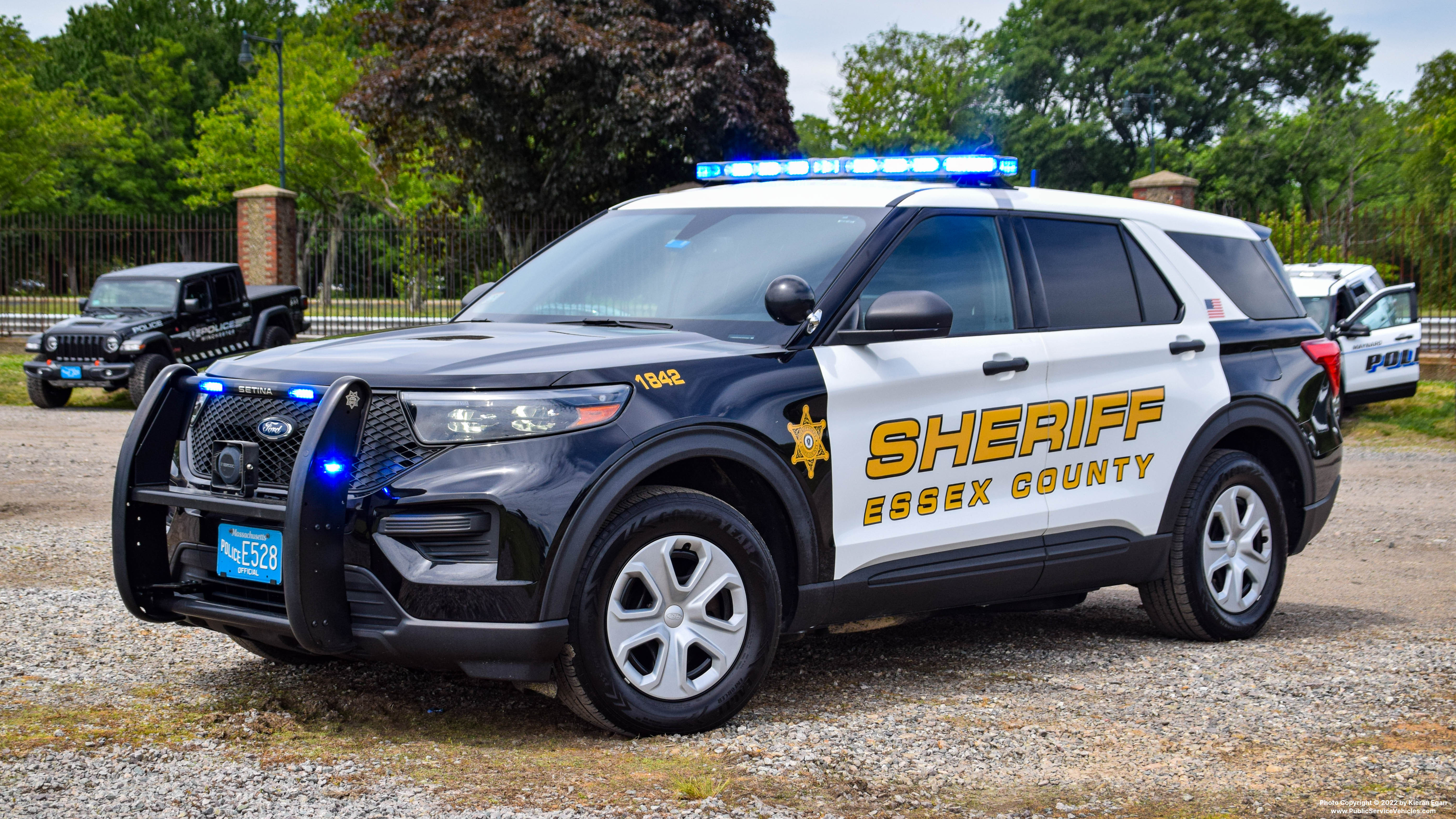 A photo  of Essex County Sheriff
            Cruiser 1842, a 2020 Ford Police Interceptor Utility             taken by Kieran Egan