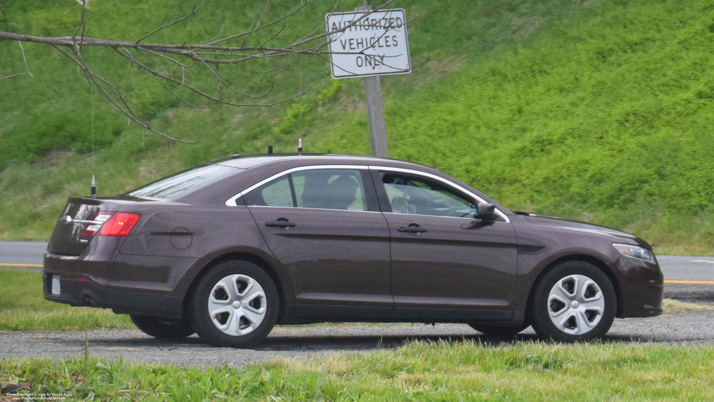 A photo  of Virginia State Police
            Unmarked Unit, a 2013-2019 Ford Police Interceptor Sedan             taken by Kieran Egan